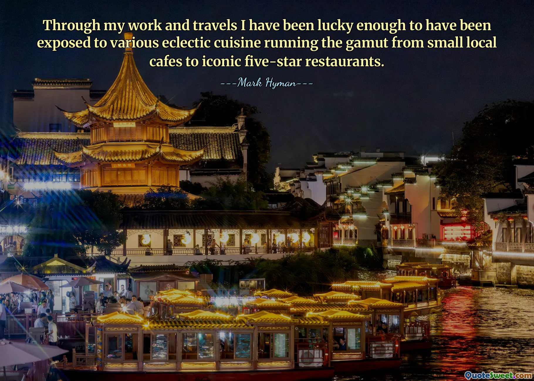 Through my work and travels I have been lucky enough to have been exposed to various eclectic cuisine running the gamut from small local cafes to iconic five-star restaurants.