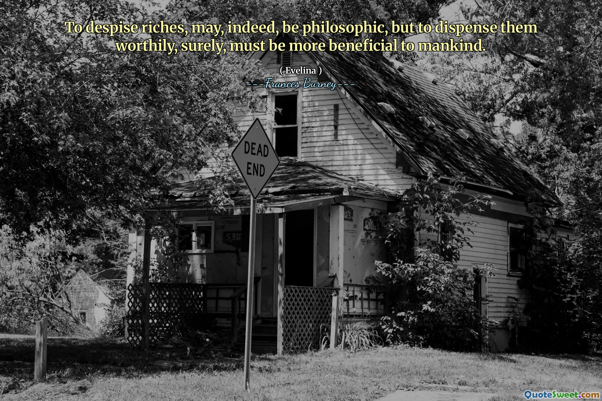 鄙视财富，确实是哲学上的，但要肯定地，必须对他们进行有价值的态度，必须对人类更有益。