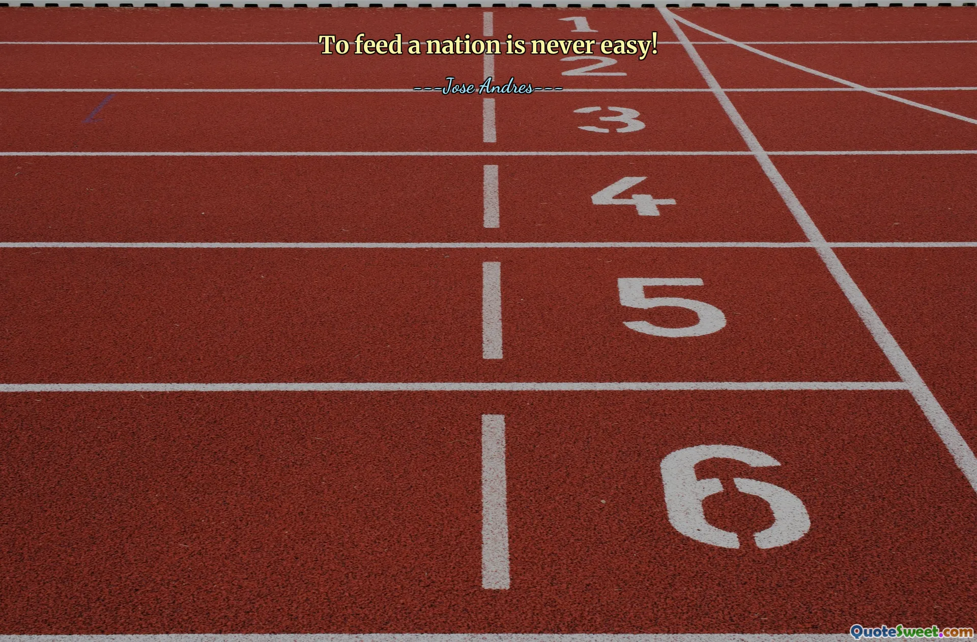 To feed a nation is never easy!