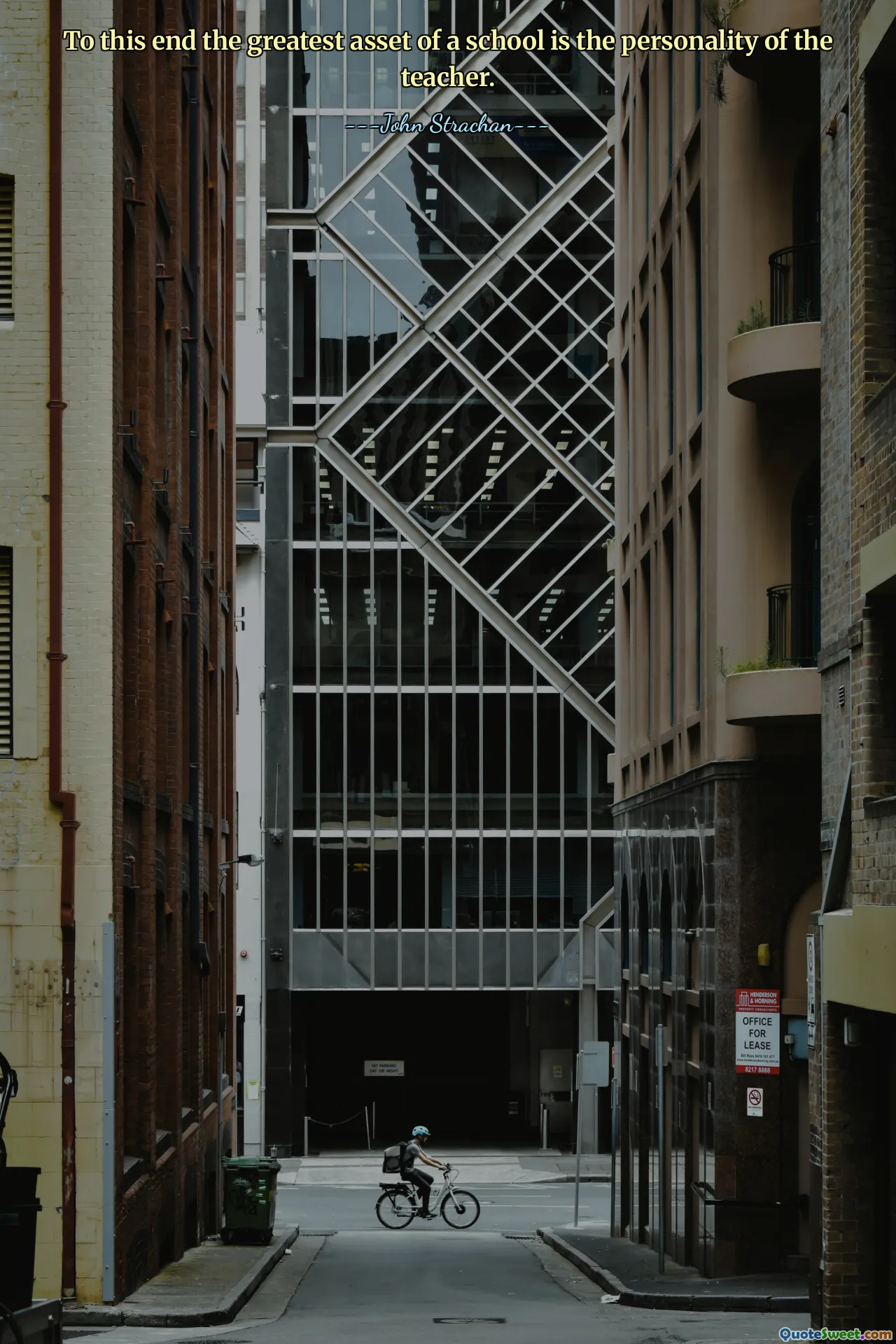 В этом отношении величайшим активом школы является личность учителя.