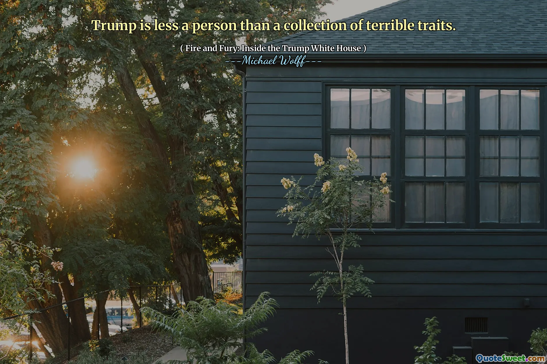 Trump is less a person than a collection of terrible traits.