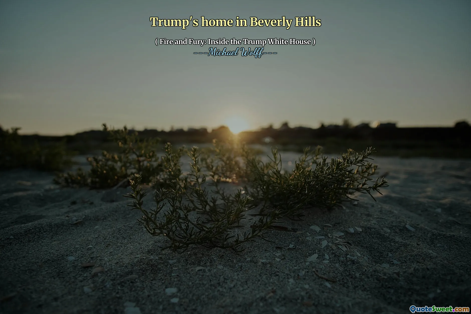 Trump's home in Beverly Hills