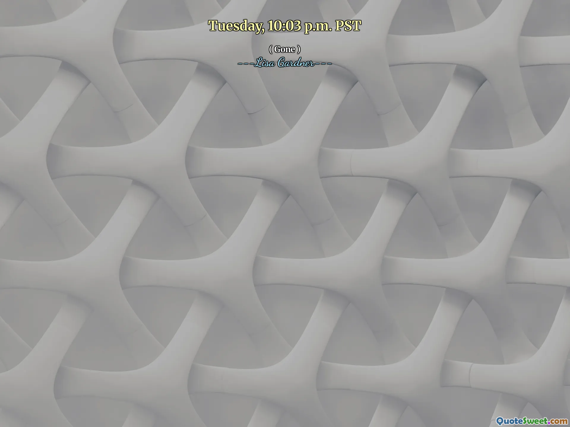 Tuesday, 10:03 p.m. PST