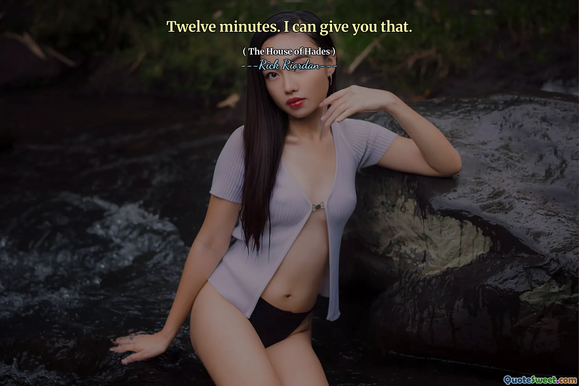 Twelve minutes. I can give you that.