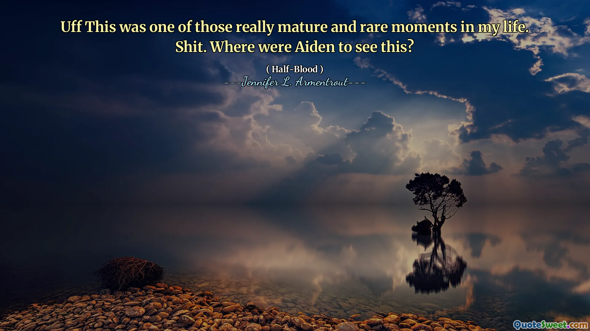 Uff This was one of those really mature and rare moments in my life.
Shit. Where were Aiden to see this?