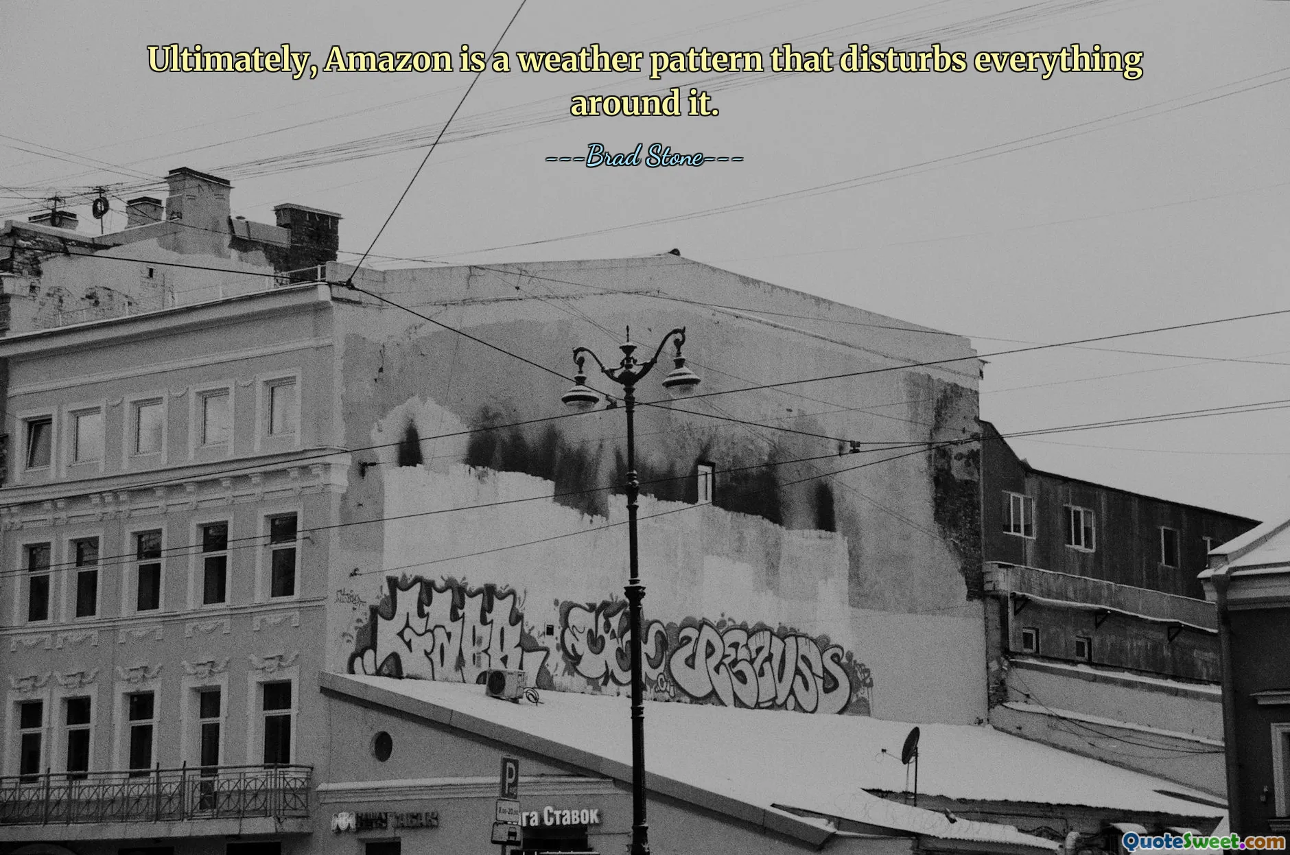 Ultimately, Amazon is a weather pattern that disturbs everything around it.