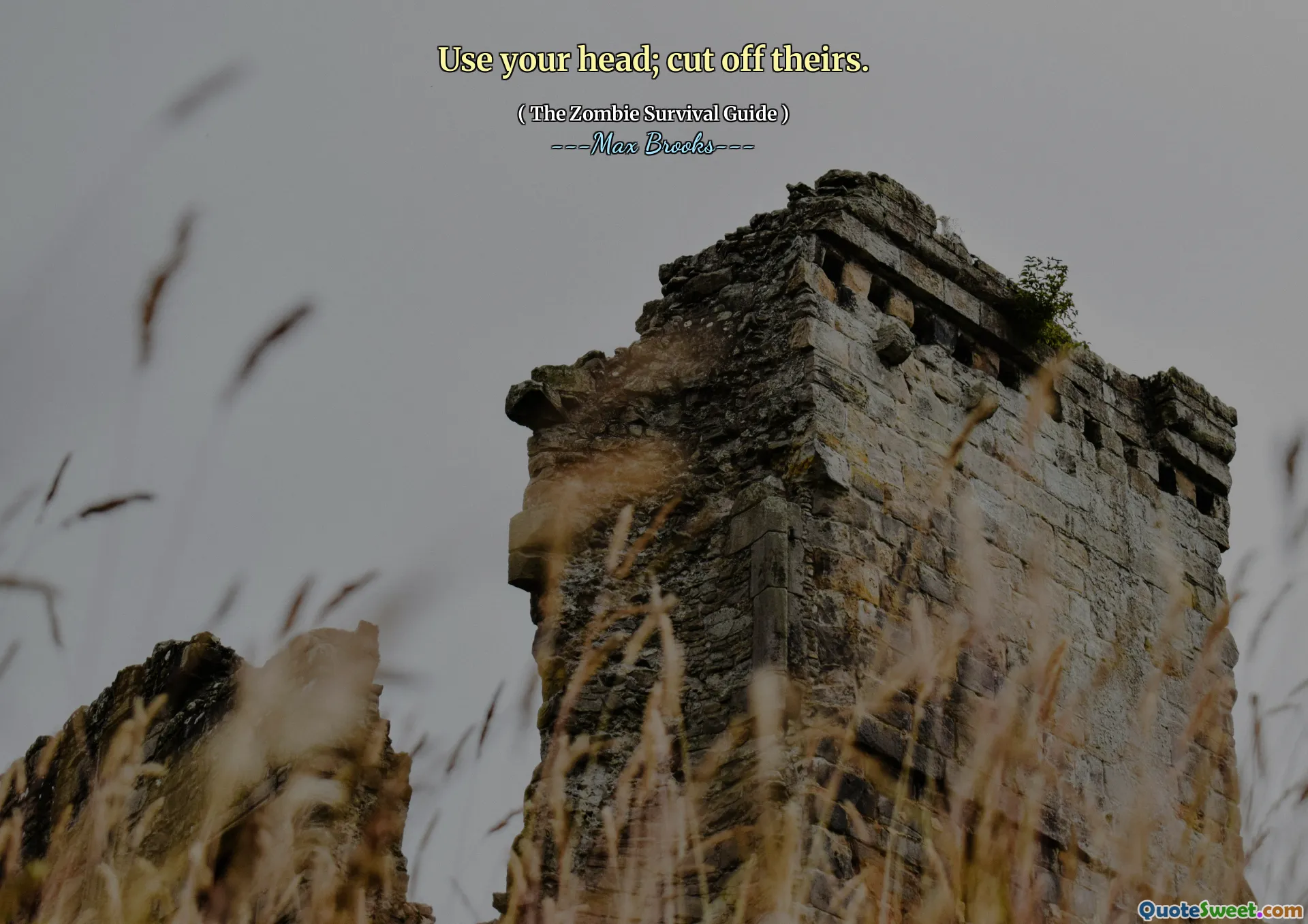 Use your head; cut off theirs.