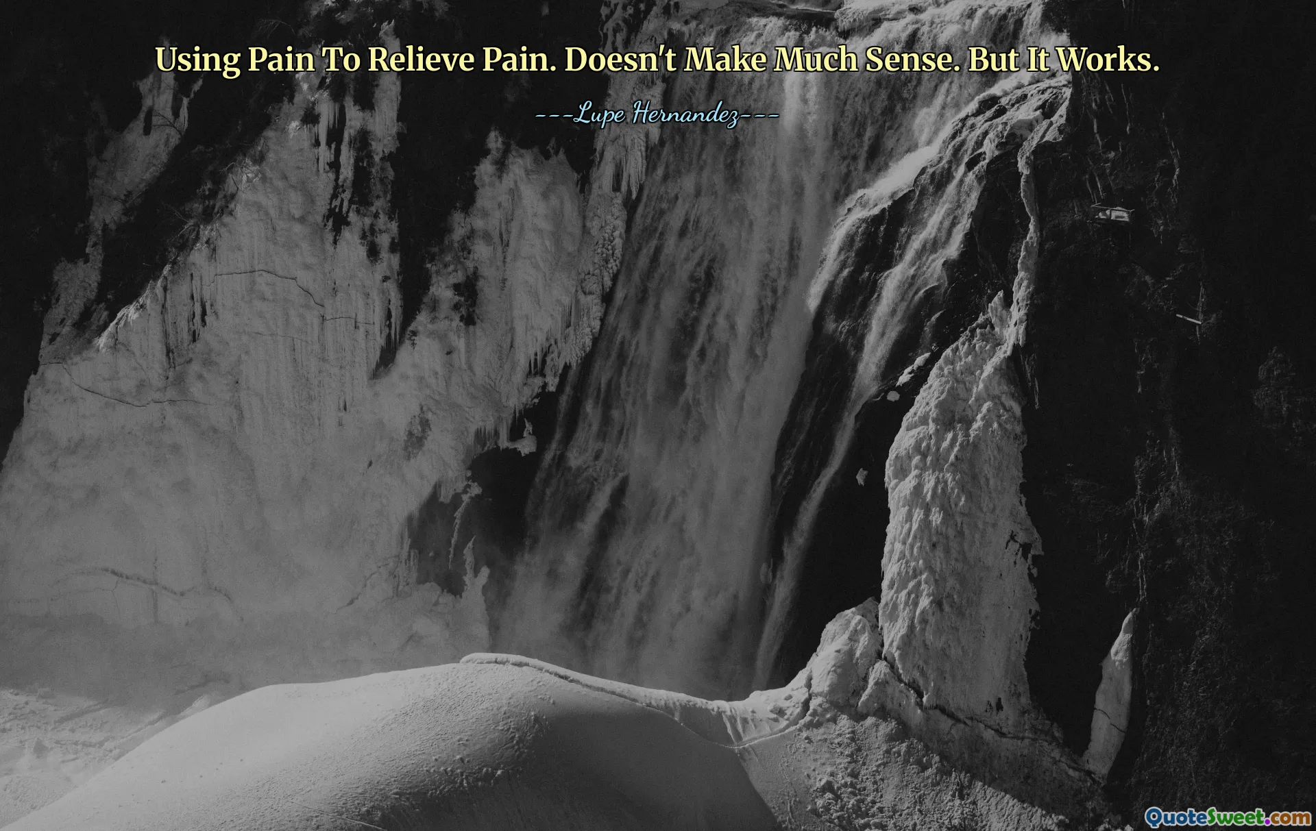 Using Pain To Relieve Pain. Doesn't Make Much Sense. But It Works.