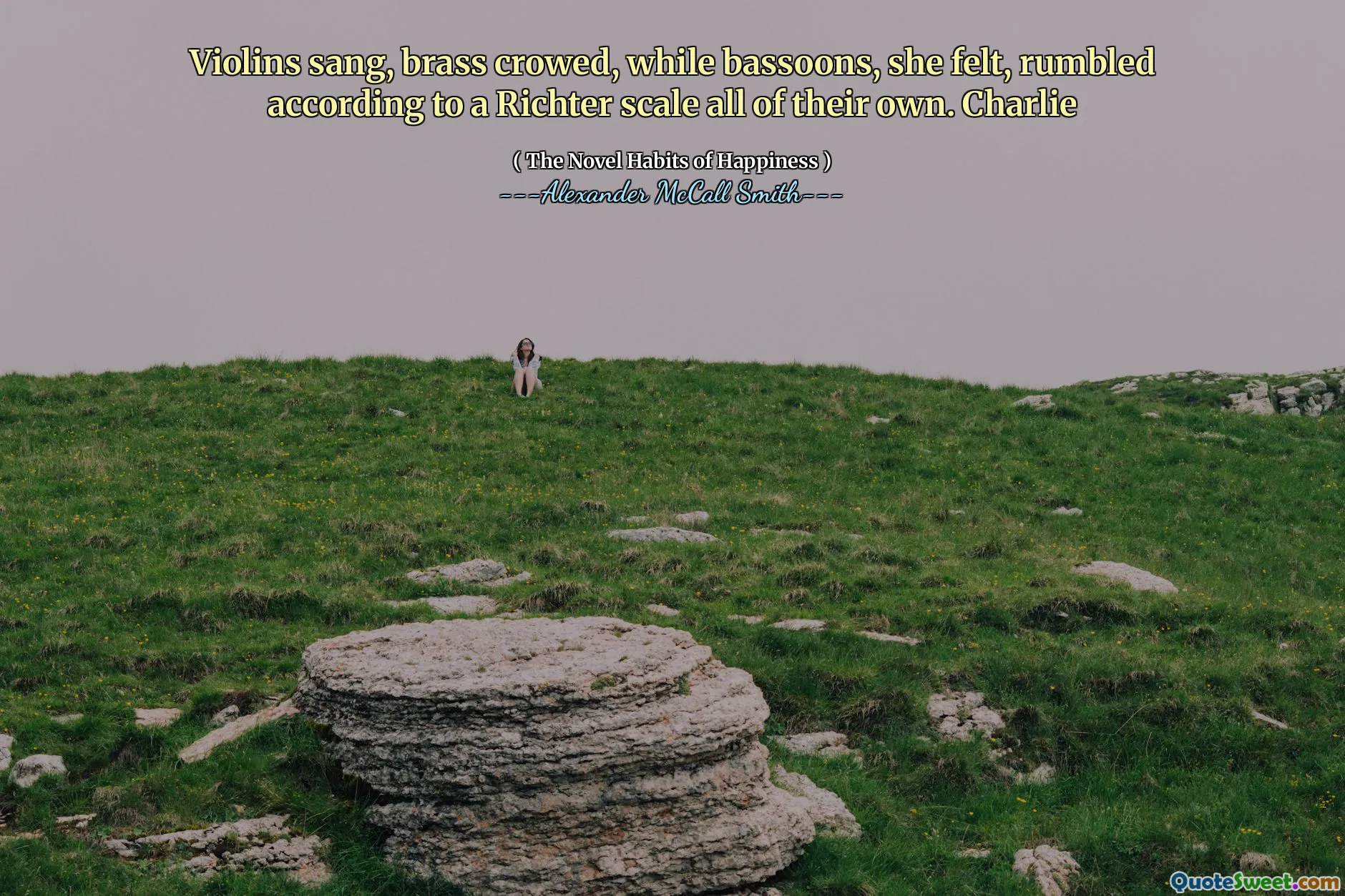 Violins a cântat, Brass s -a înghesuit, în timp ce Basoons, se simțea, zvâcniți după o scară Richter. Charlie