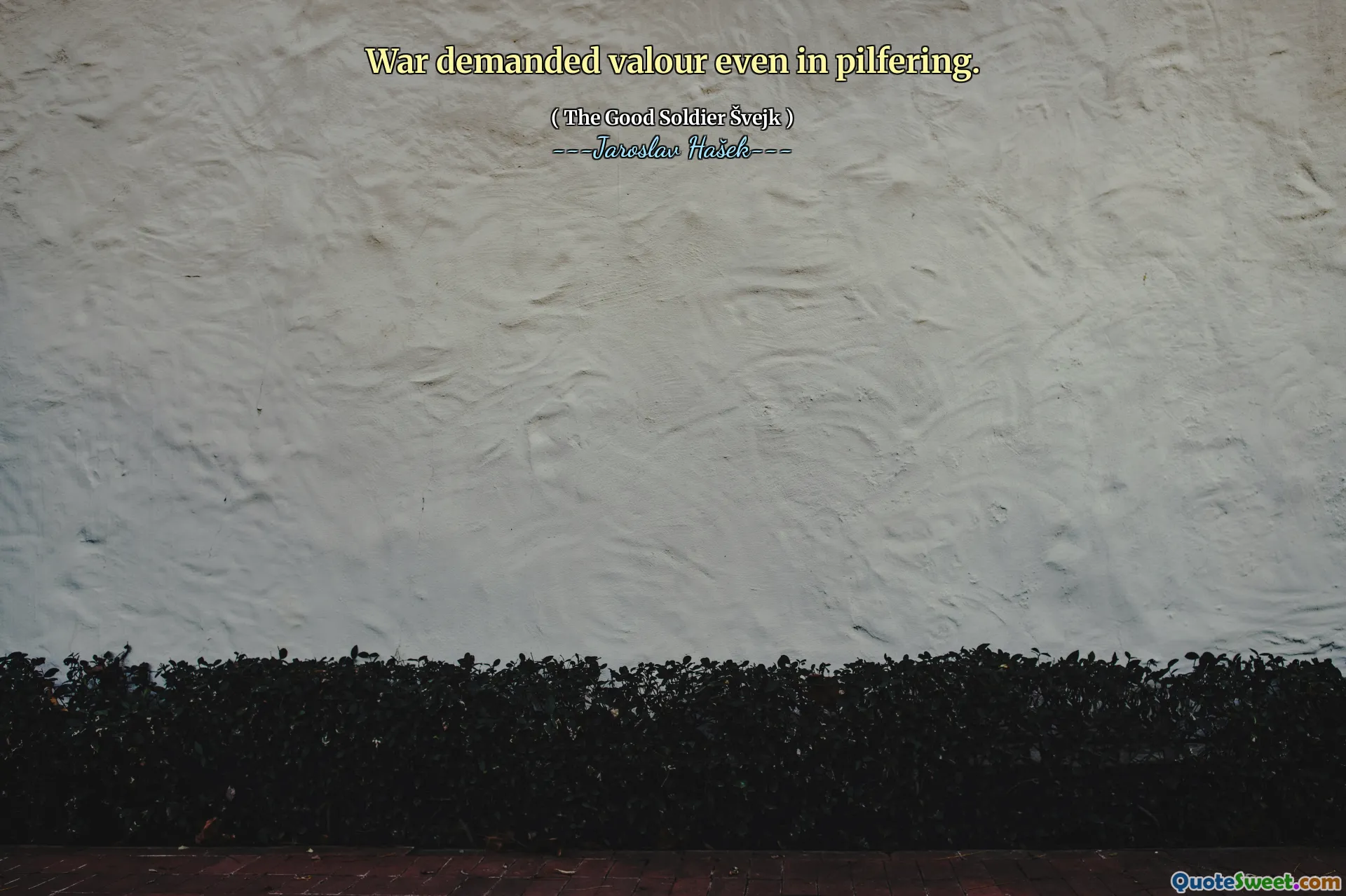 A guerra exigiu valor mesmo em furtar.