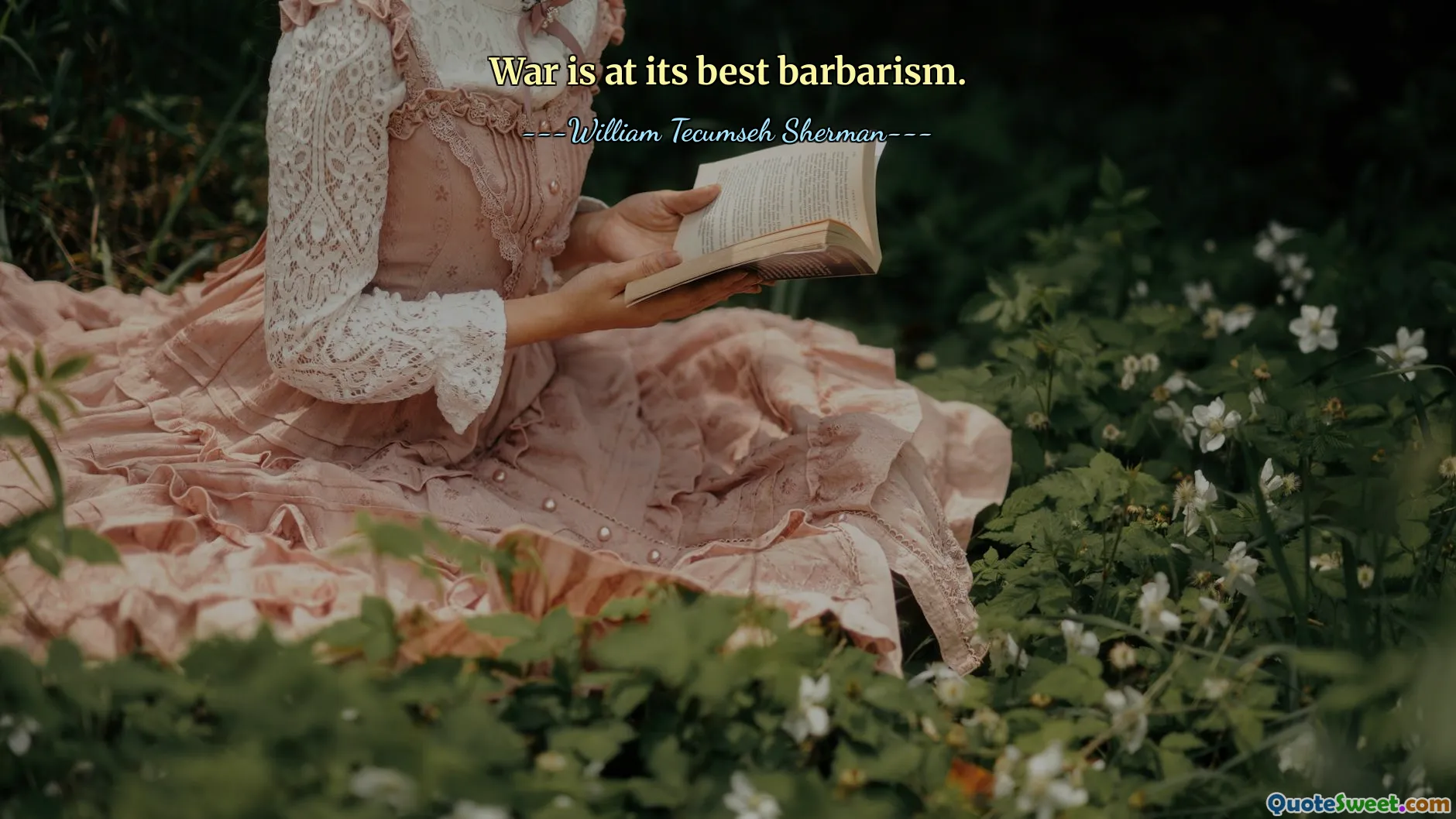 La guerre est la barbarie à son meilleur.