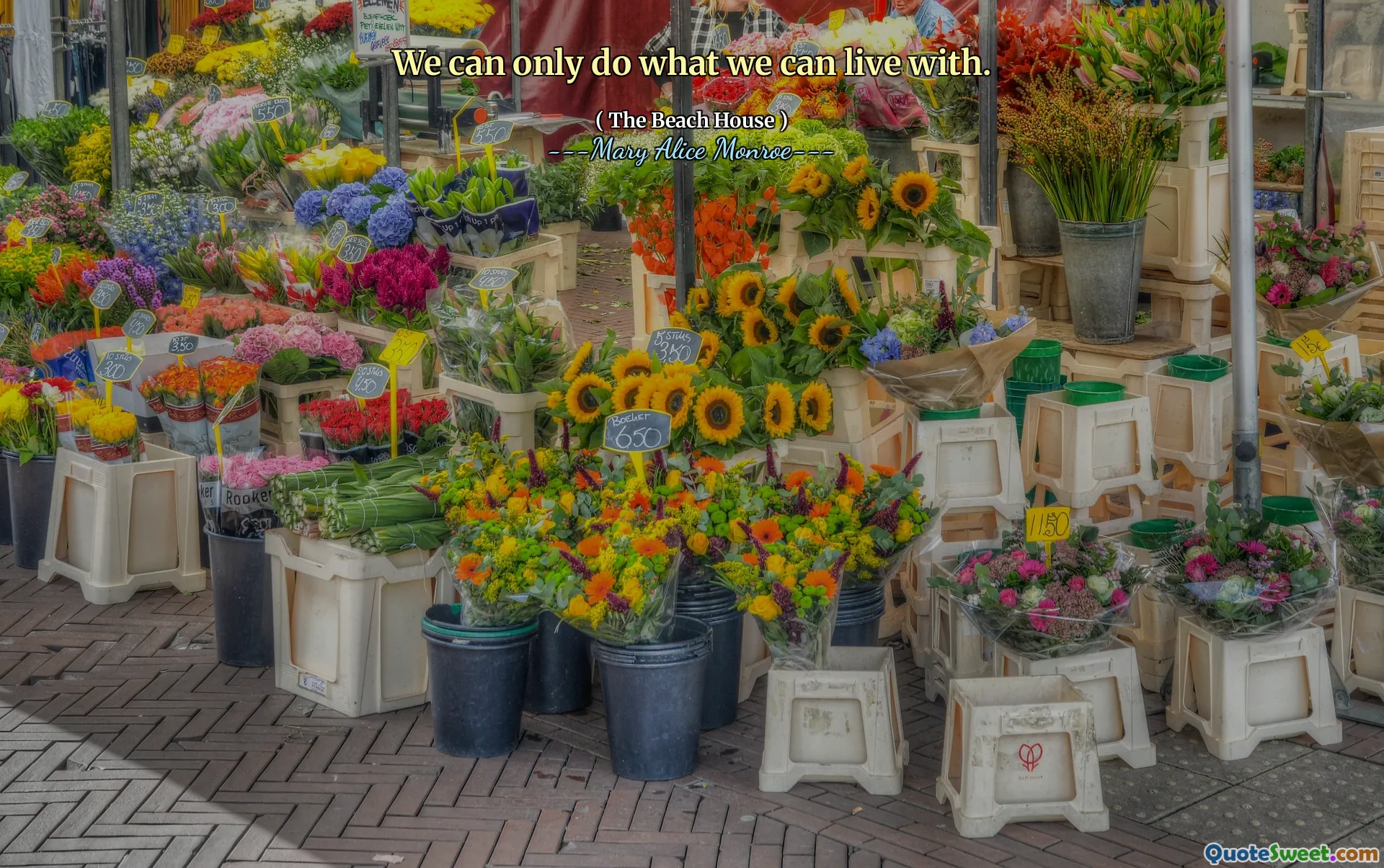 We can only do what we can live with.