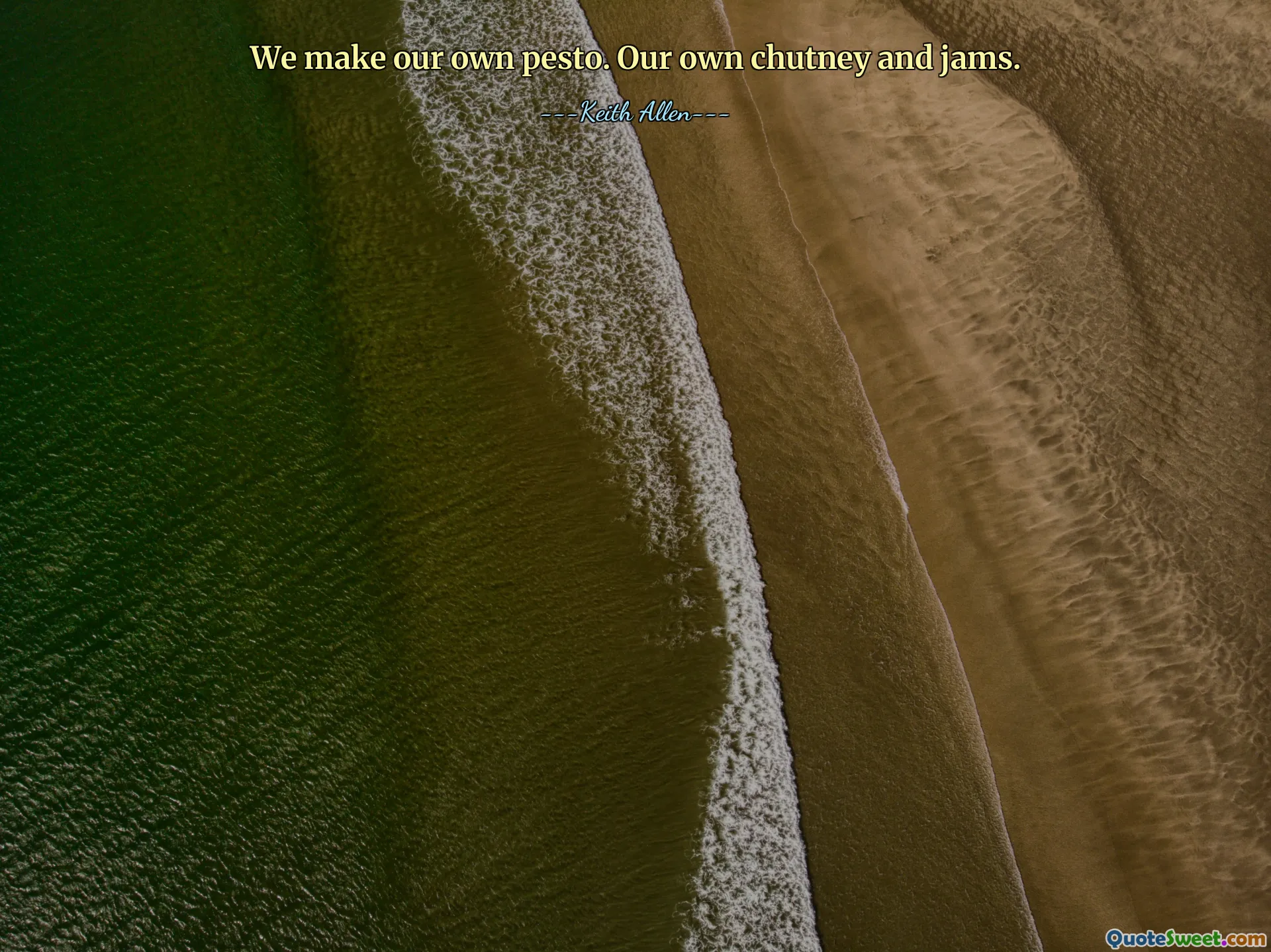 私たちは自分たちでペストを作ります。当店独自のチャツネとジャム。