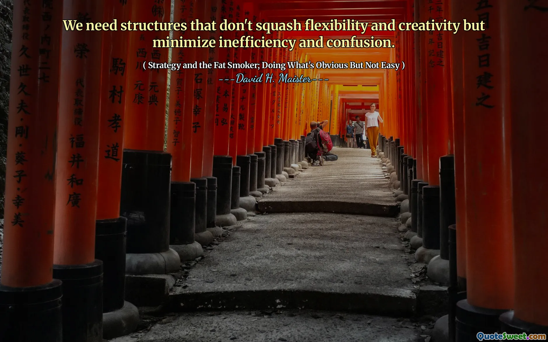Vi trenger strukturer som ikke skvetter fleksibilitet og kreativitet, men minimerer ineffektivitet og forvirring.