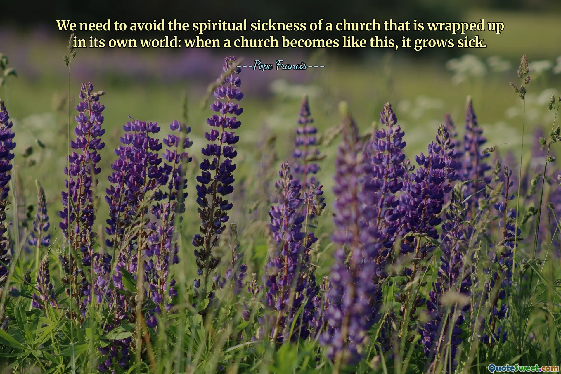 हमें उस चर्च की आध्यात्मिक बीमारी से बचने की ज़रूरत है जो अपनी ही दुनिया में लिपटा हुआ है: जब कोई चर्च इस तरह का हो जाता है, तो वह बीमार हो जाता है।