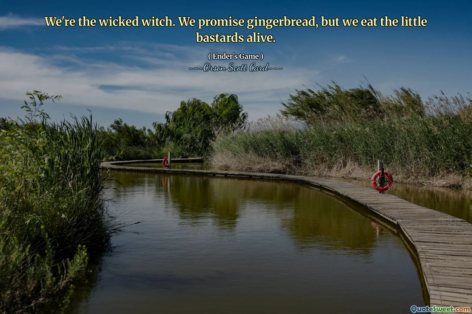 Suntem vrăjitoarea rea. Promitem turtă dulce, dar mâncăm nenorociții de vii.