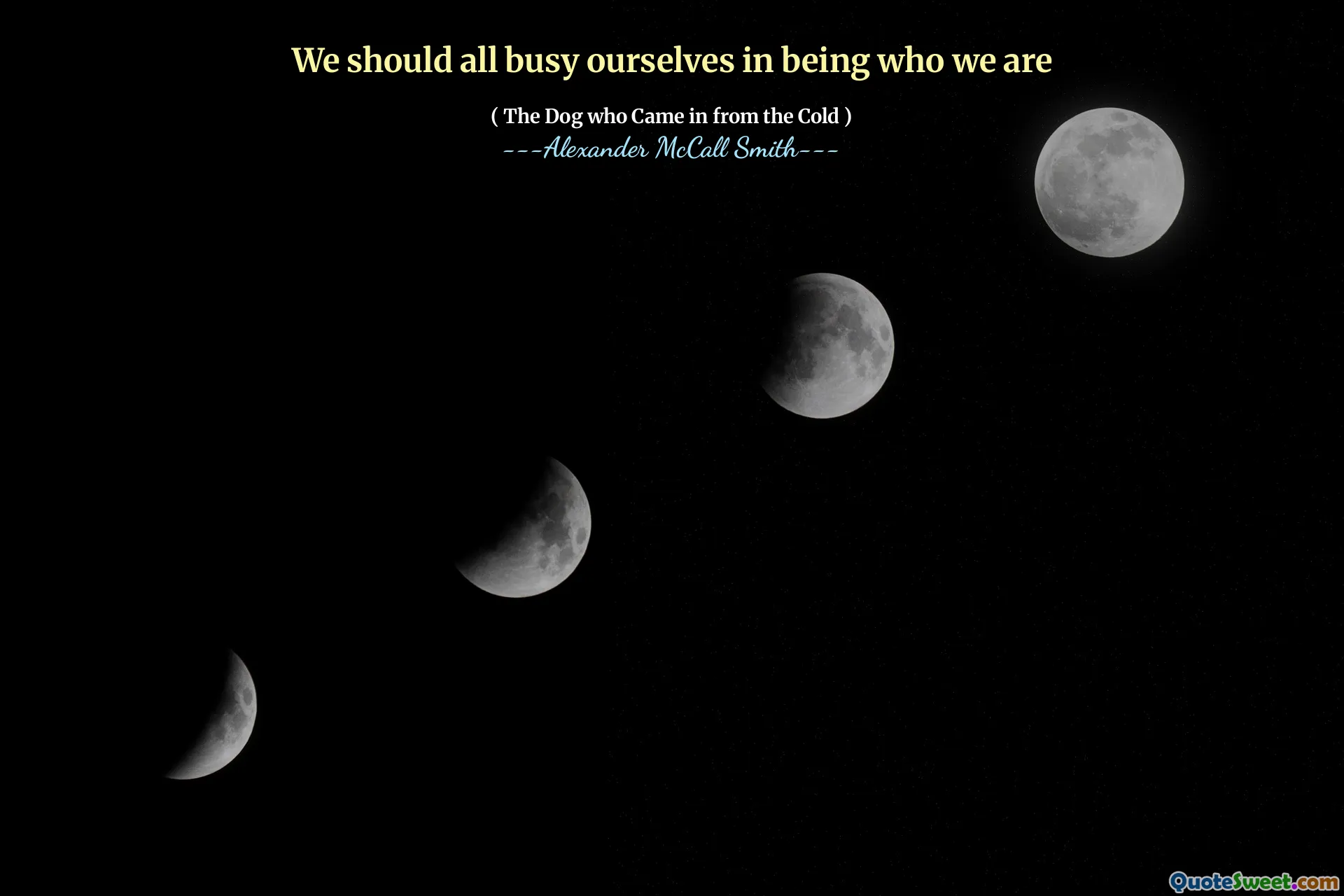 Všichni bychom se měli zaneprázdnit tím, že jsme tím, kým jsme