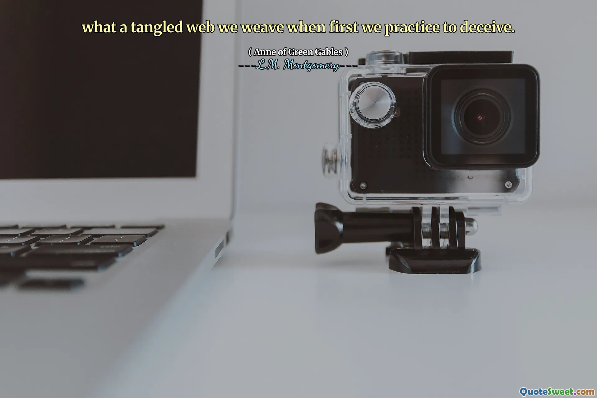 what a tangled web we weave when first we practice to deceive.