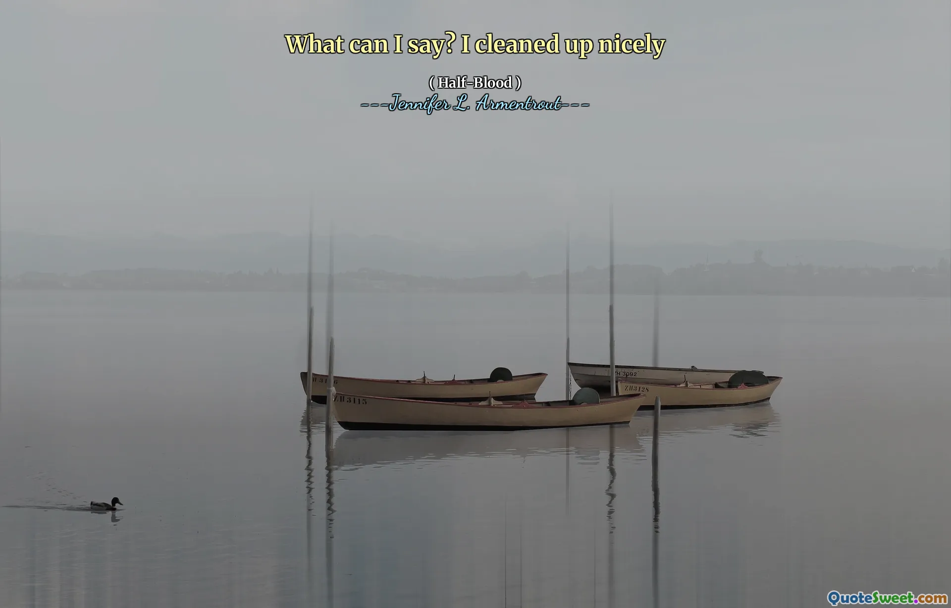 What can I say? I cleaned up nicely