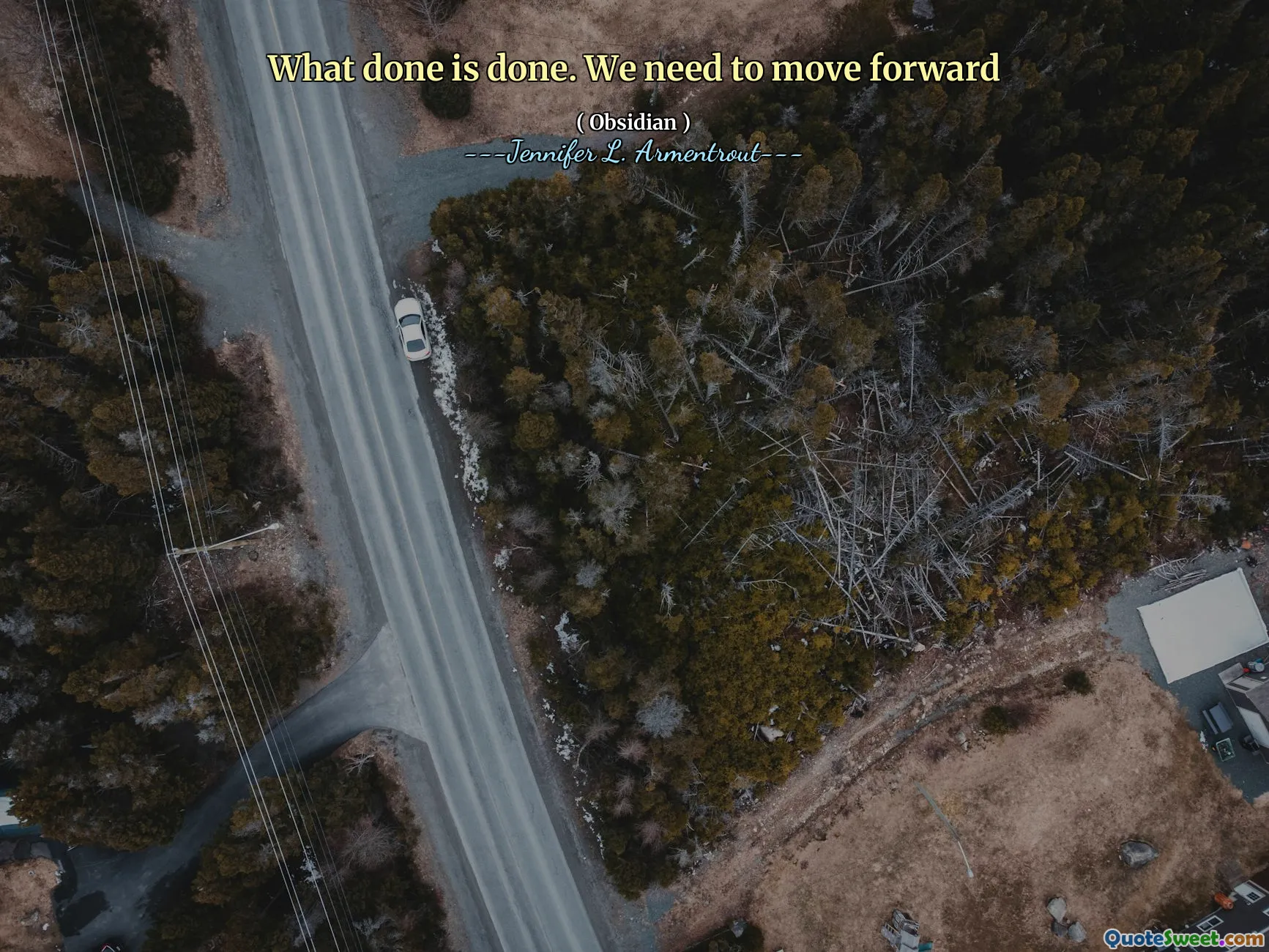 What done is done. We need to move forward