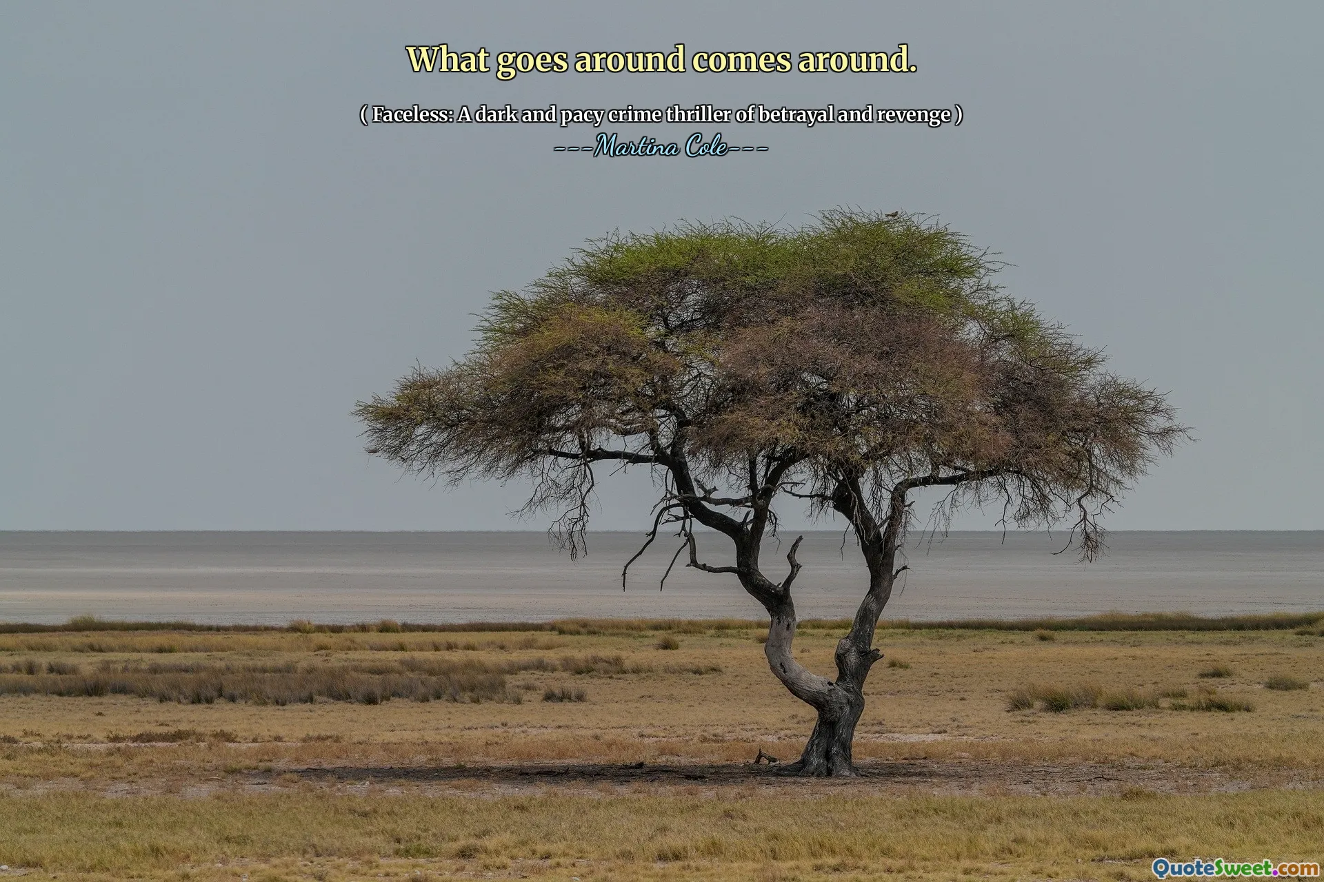 Alles rächt sich irgendwann.