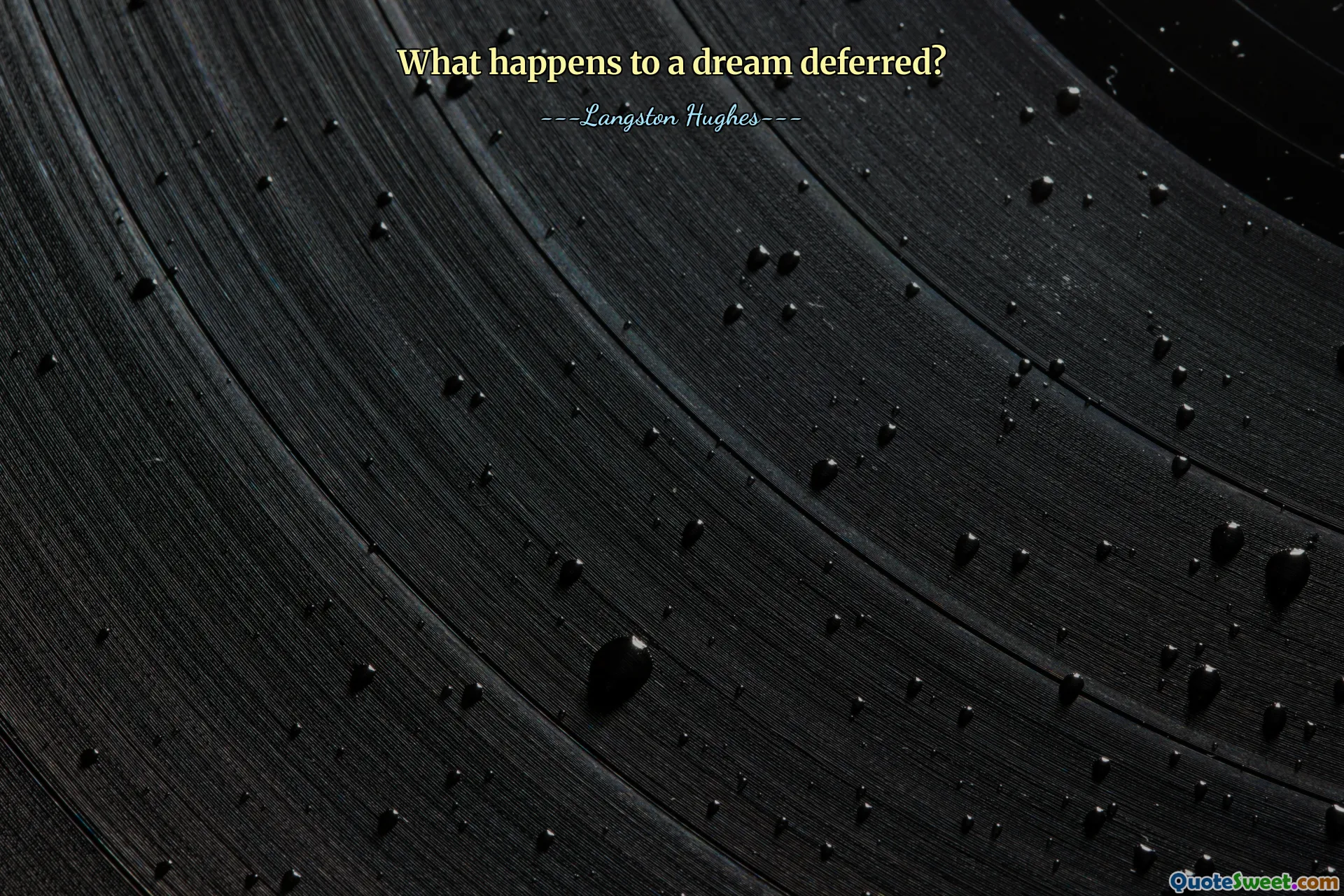 What happens to a dream deferred?