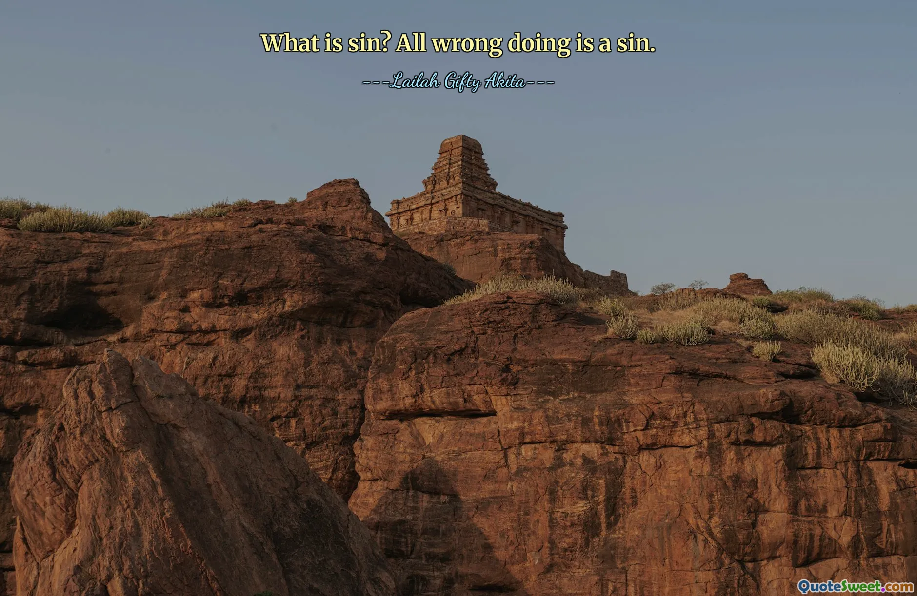 What is sin? All wrong doing is a sin.