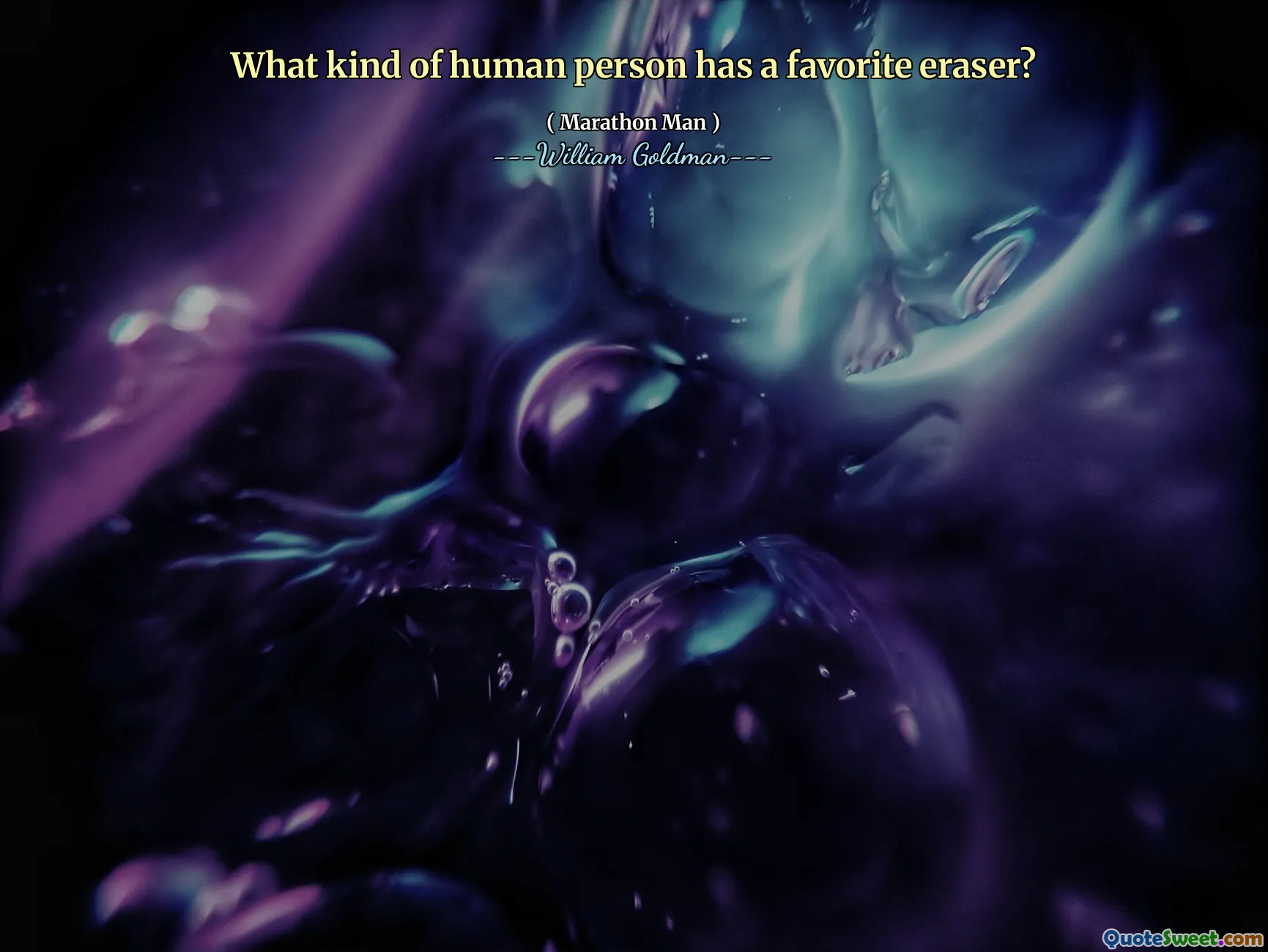 What kind of human person has a favorite eraser?