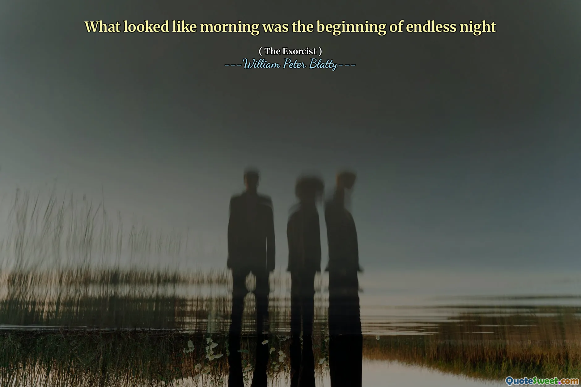 What looked like morning was the beginning of endless night