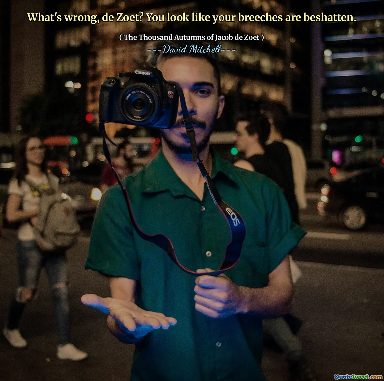 怎么了，德佐特？你看起来你的马裤已经破烂了。