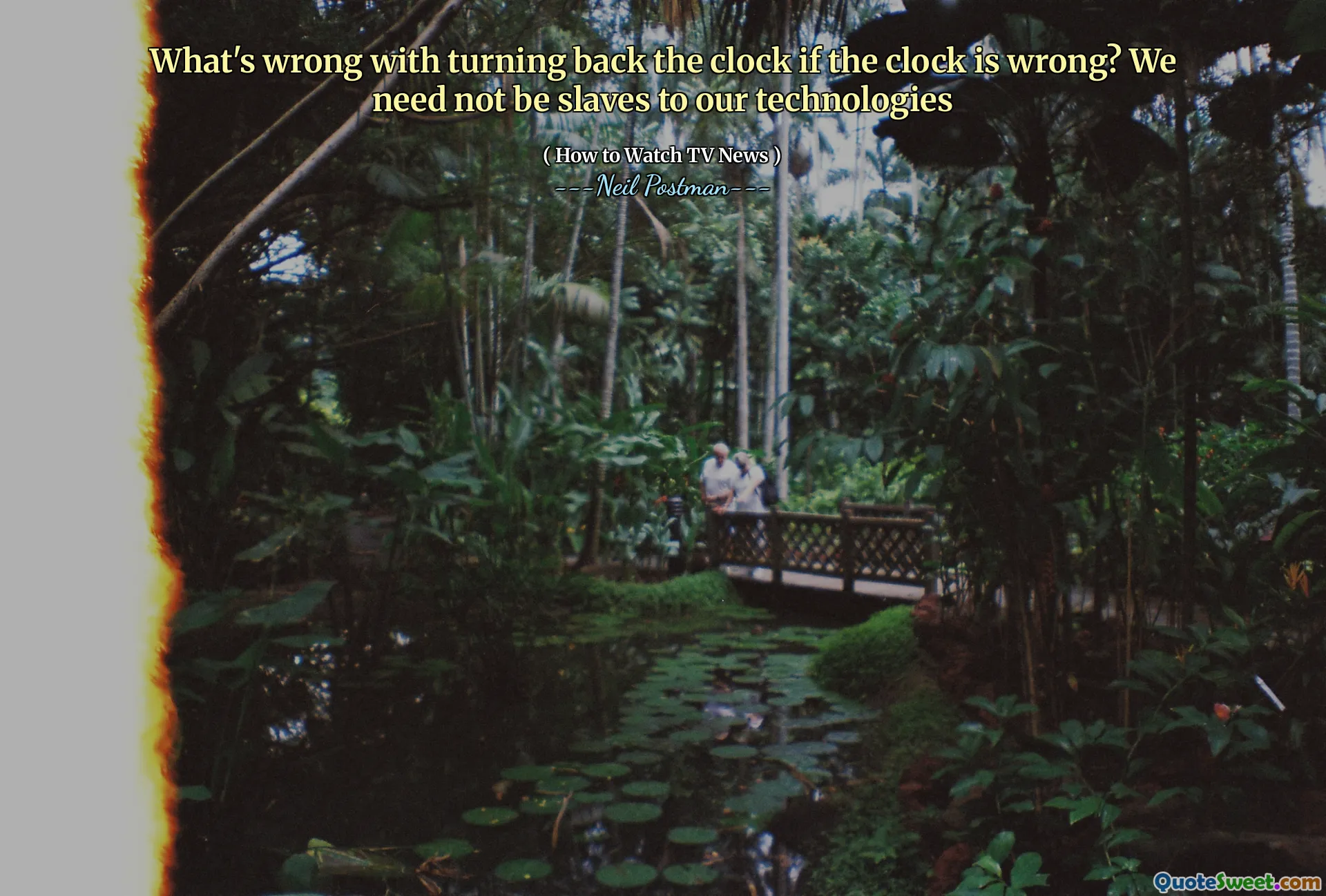 რა არის ცუდი საათის უკან დაბრუნების შემთხვევაში, თუ საათი არასწორია? ჩვენ არ გვჭირდება მონები ჩვენს ტექნოლოგიებზე