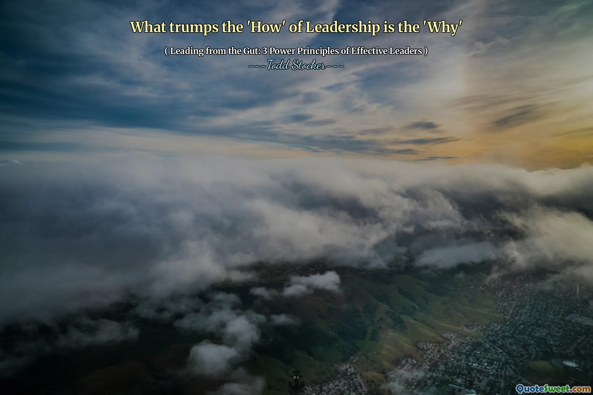 What trumps the 'How' of Leadership is the 'Why'