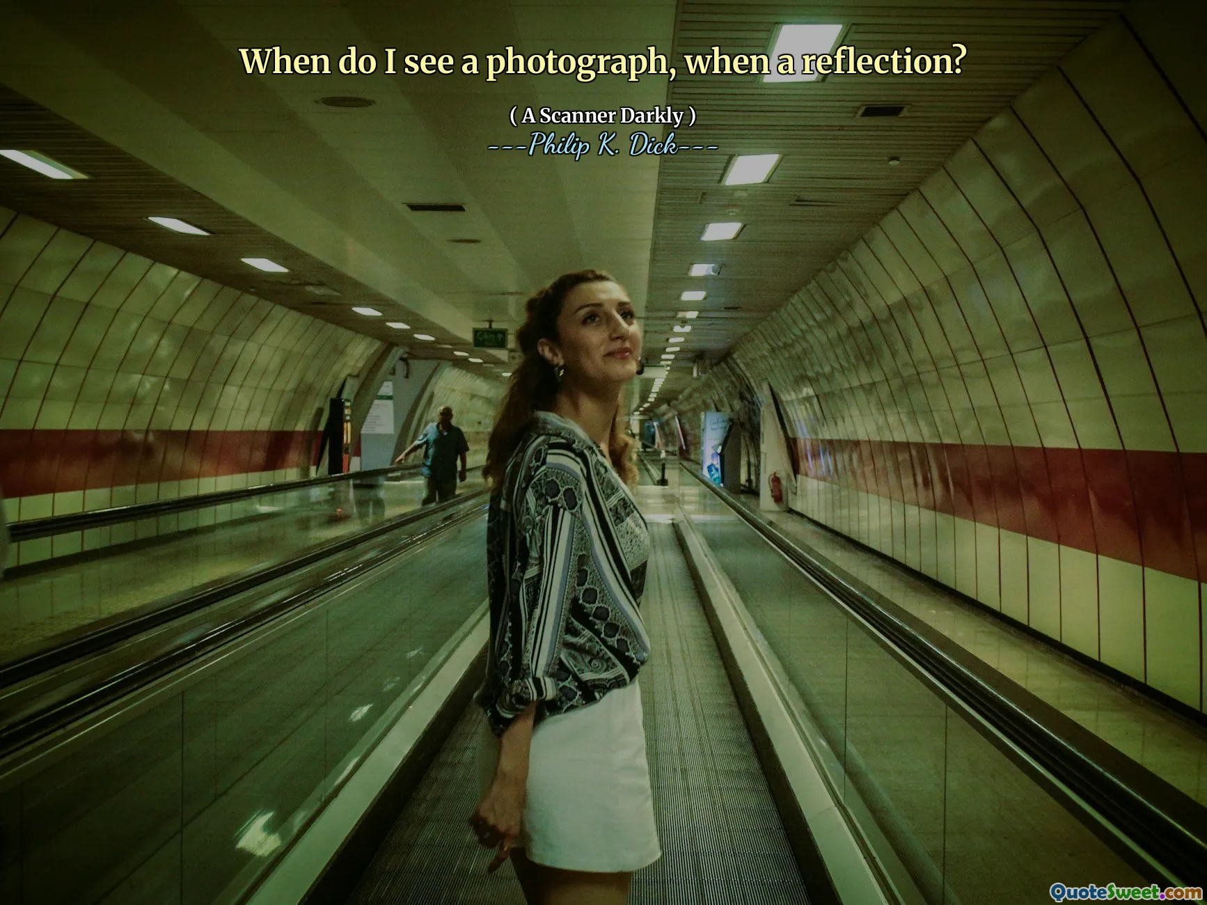 Kdy vidím fotografii, když odraz?