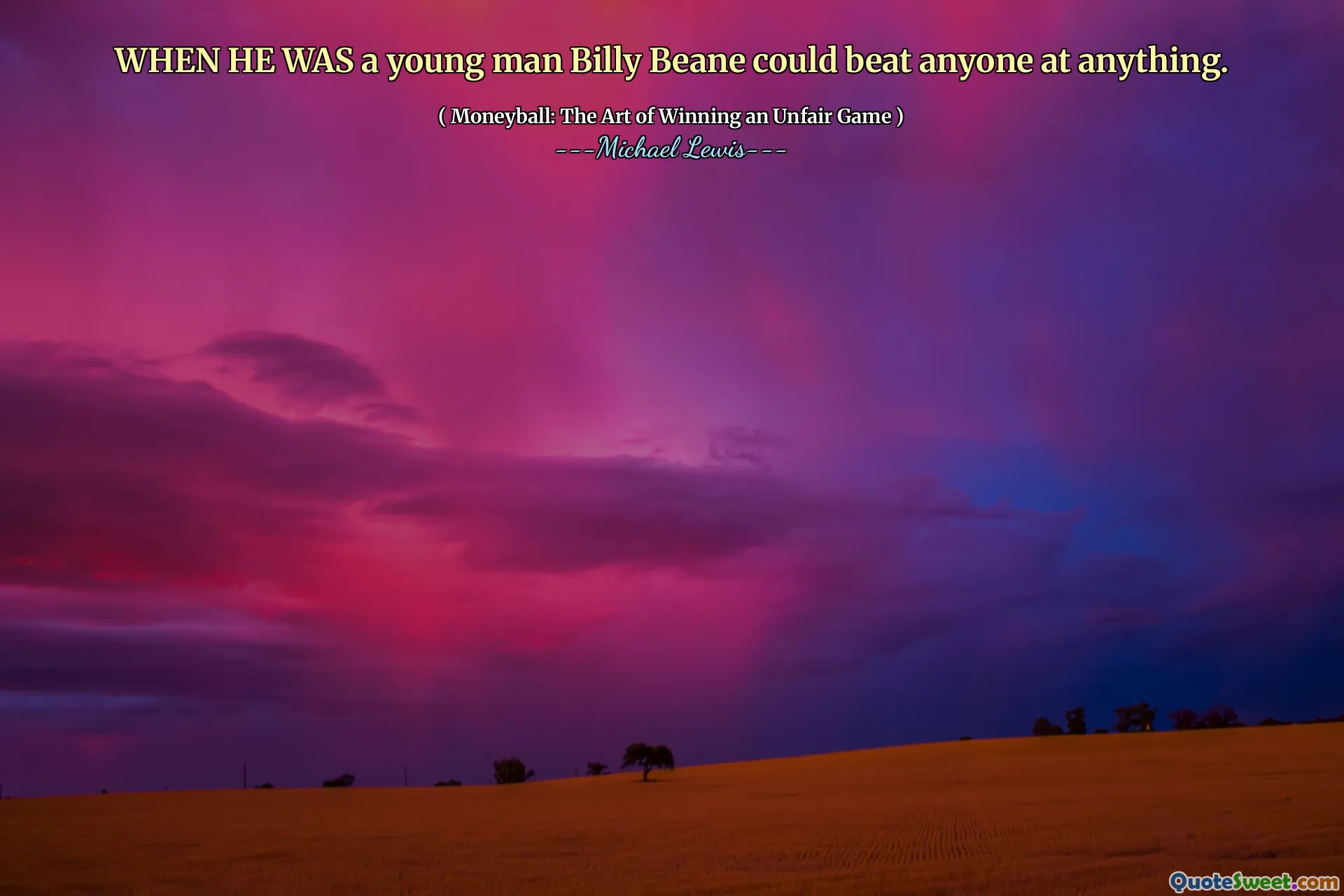 Când era un tânăr, Billy Beane putea să bată pe oricine la orice.
