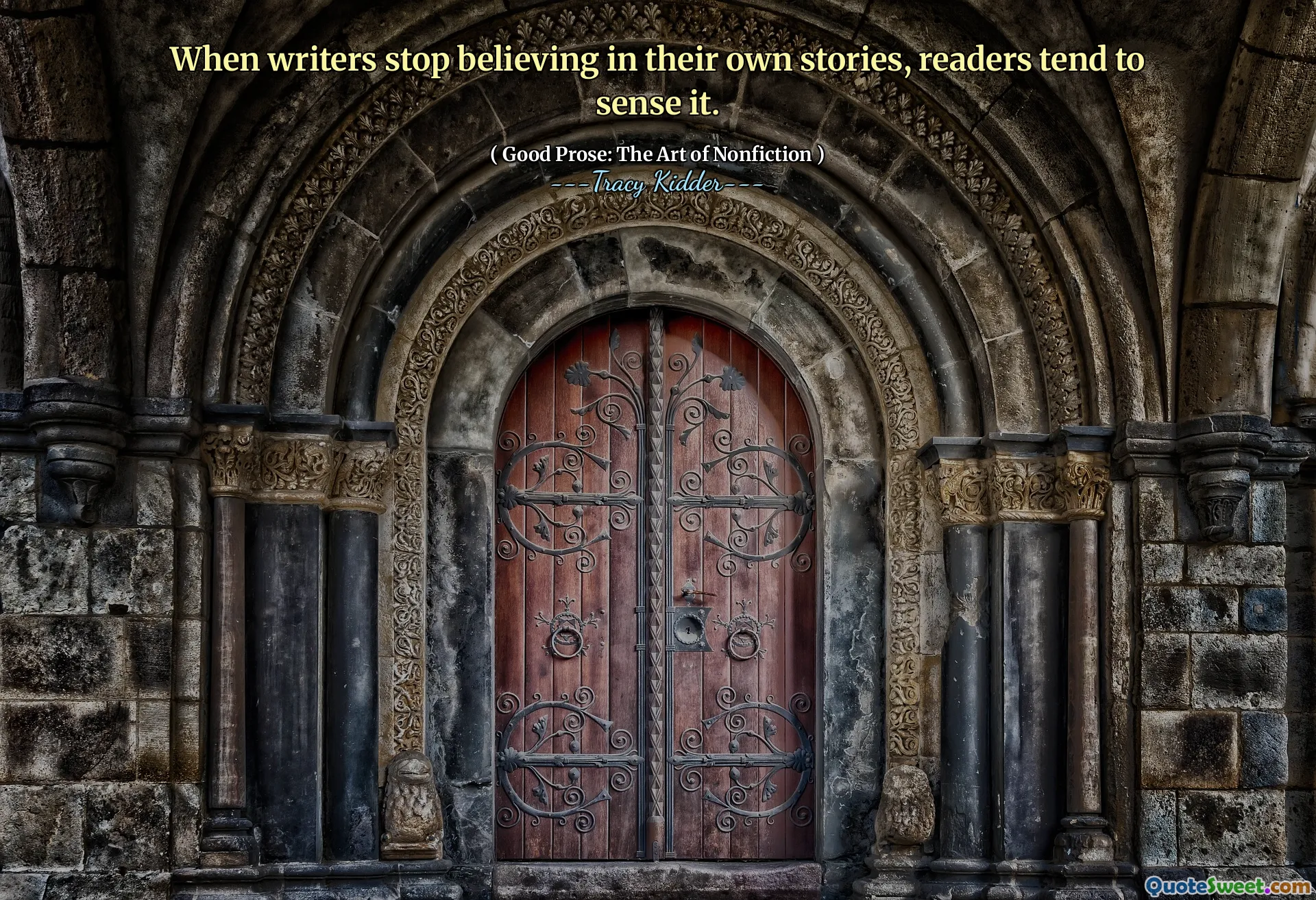 Când scriitorii încetează să mai creadă în propriile lor povești, cititorii tind să o simtă.