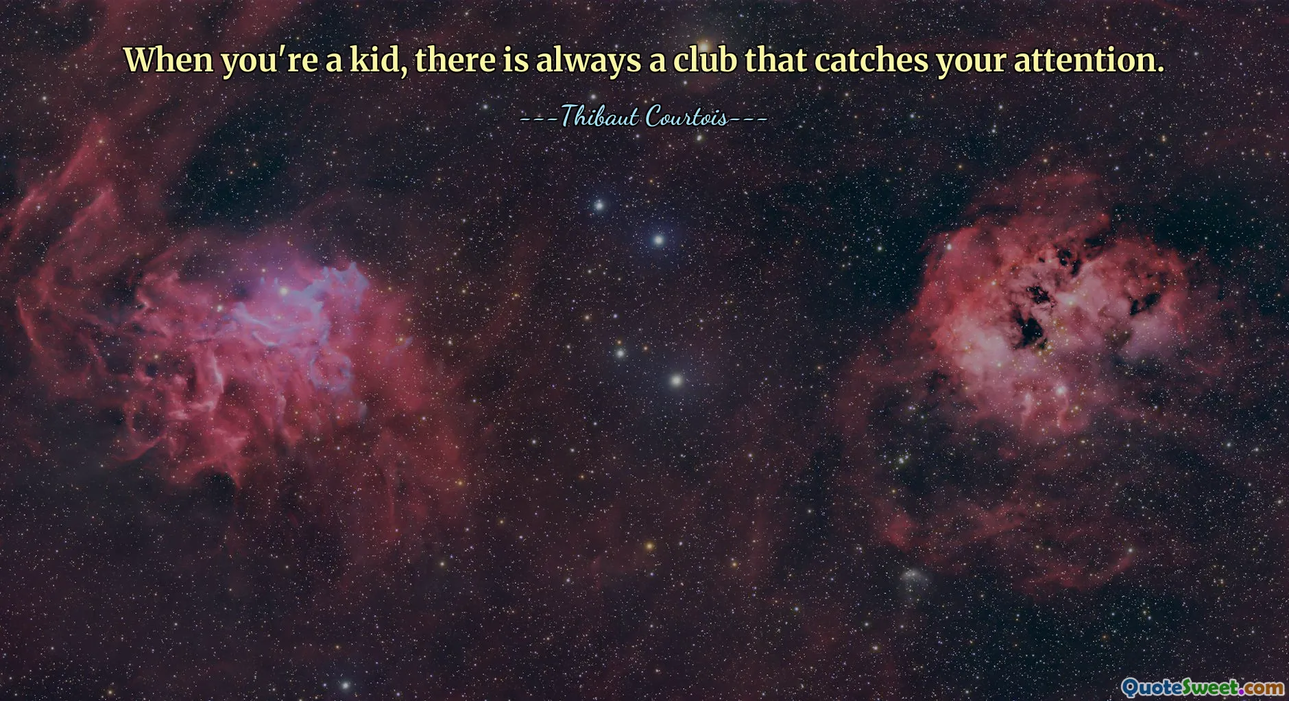 When you're a kid, there is always a club that catches your attention.