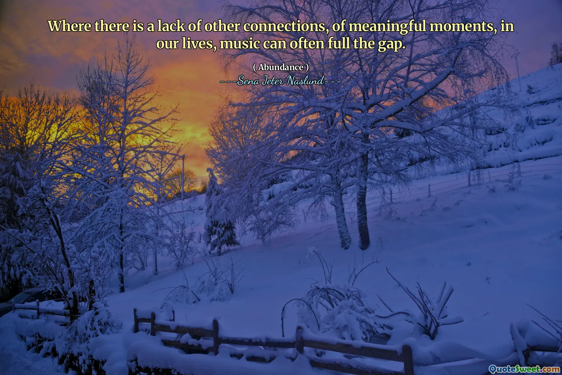 他のつながりがない場合、意味のある瞬間、私たちの生活の中で、音楽はしばしばギャップを埋めることができます。