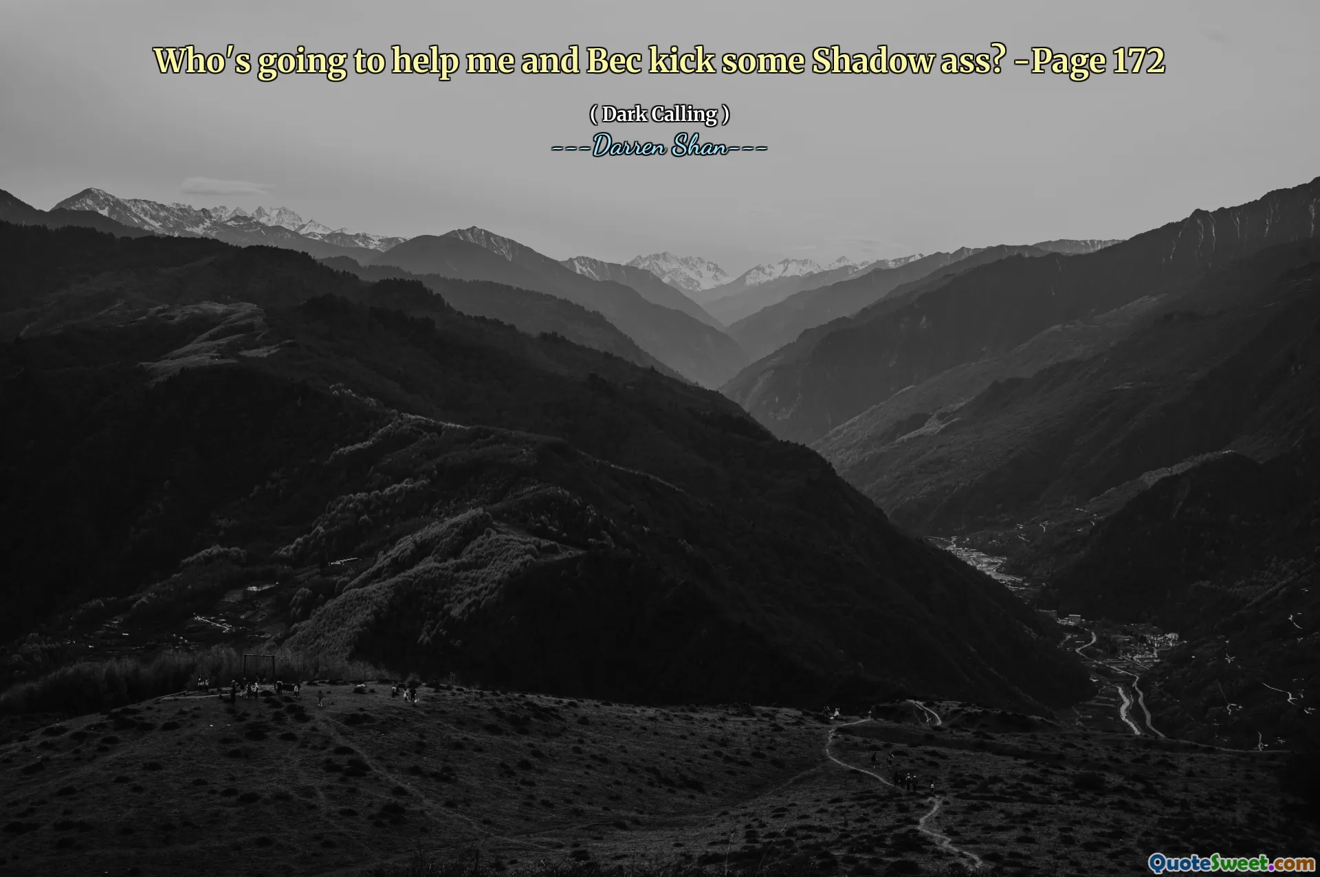 Who's going to help me and Bec kick some Shadow ass? -Page 172