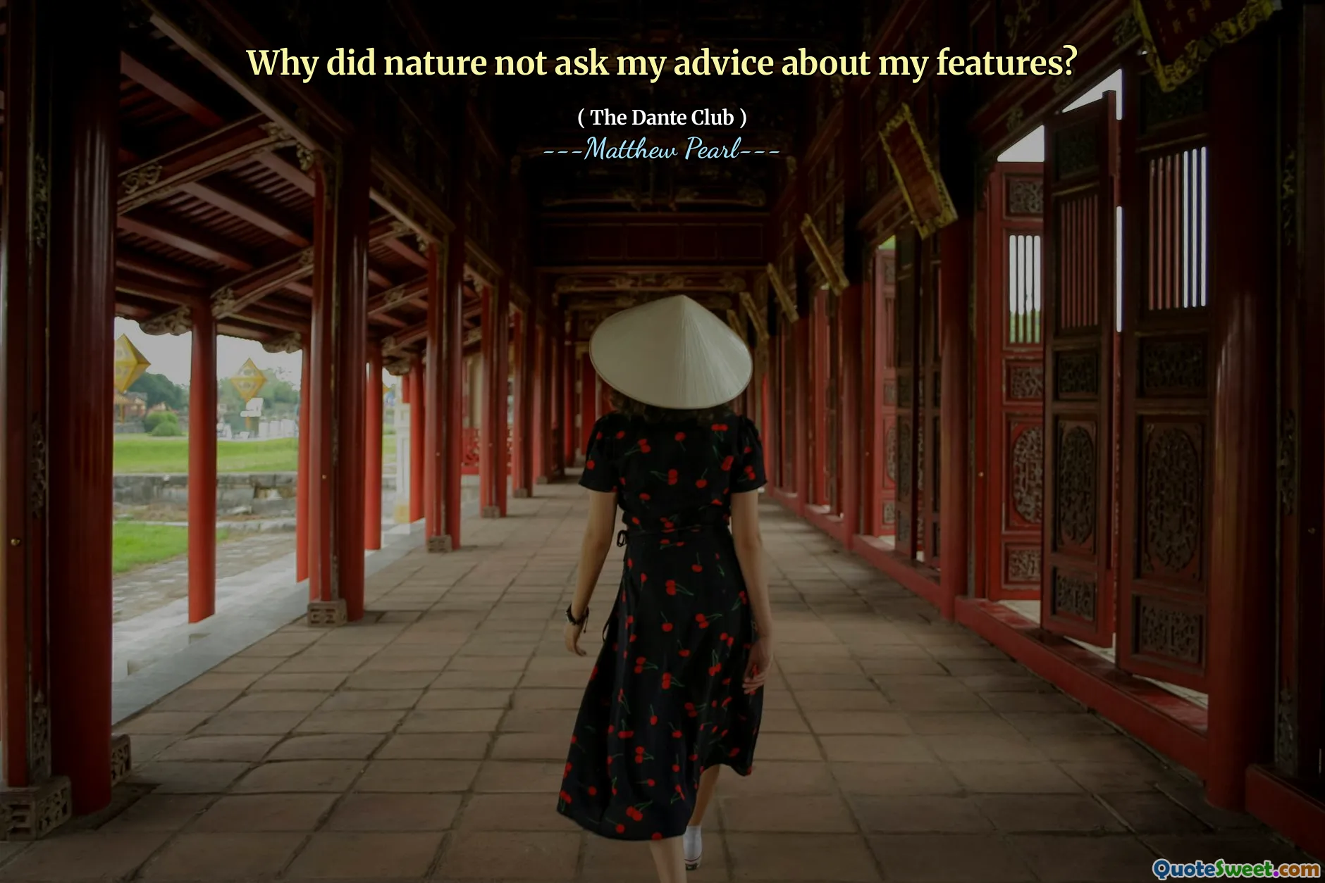 Why did nature not ask my advice about my features?