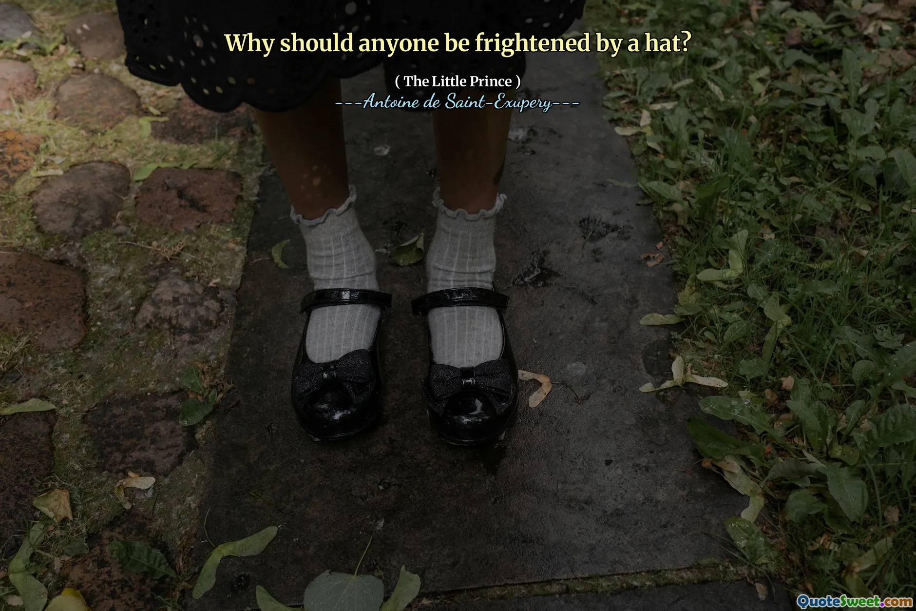 Why should anyone be frightened by a hat?