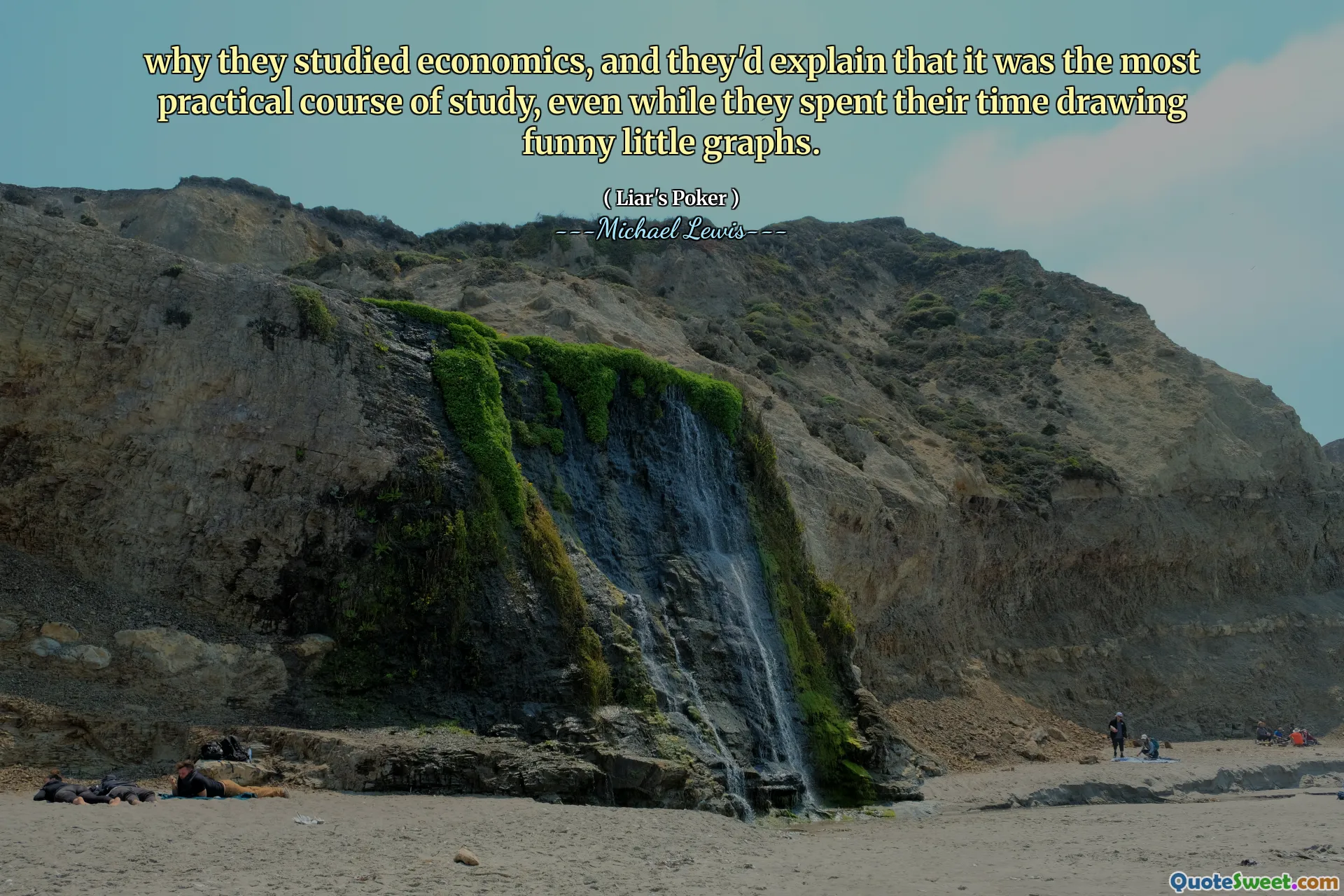 彼らが経済学を研究した理由、そして彼らは面白い小さなグラフを描くのに時間を費やしたとしても、それが最も実用的な研究コースであると説明するでしょう。