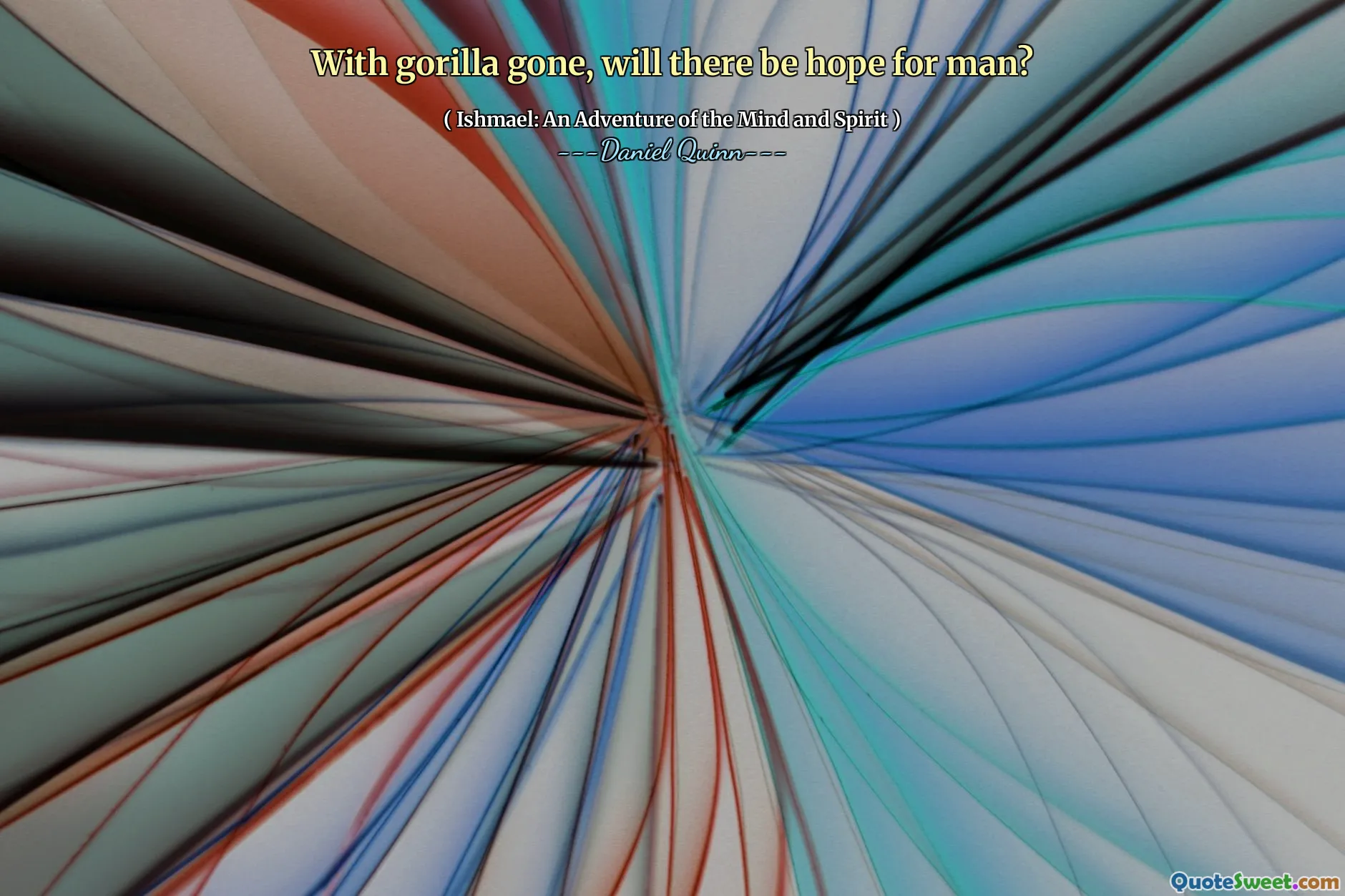 With gorilla gone, will there be hope for man?