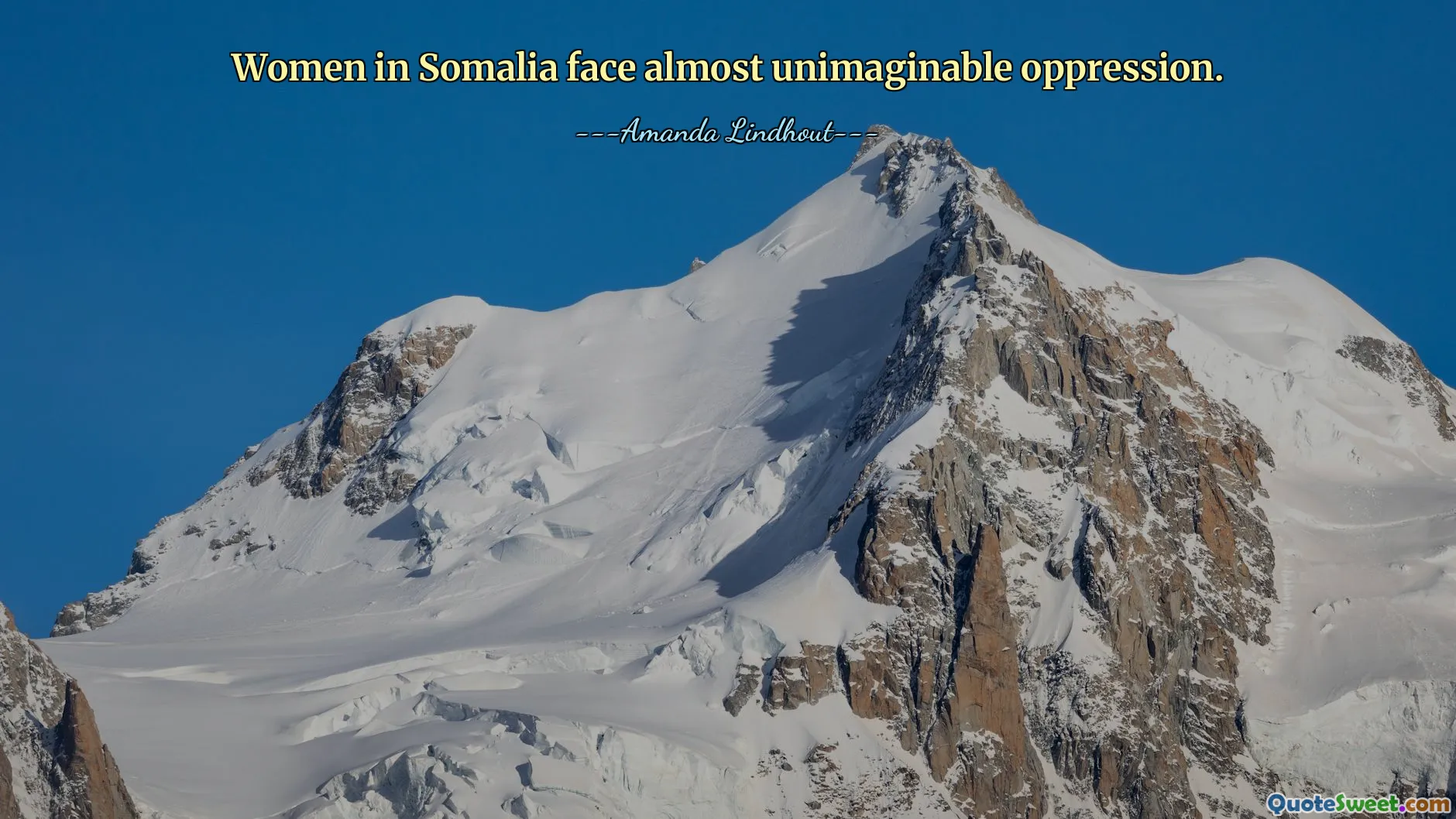 Women in Somalia face almost unimaginable oppression.