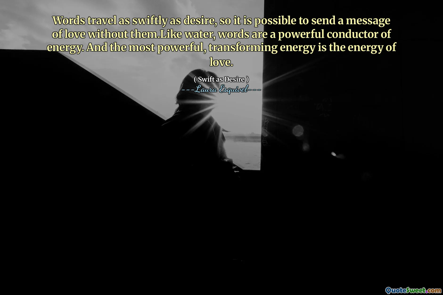 शब्द इच्छा के रूप में तेजी से यात्रा करते हैं, इसलिए उनके बिना प्यार का संदेश भेजना संभव है। पानी के समान, शब्द ऊर्जा का एक शक्तिशाली कंडक्टर हैं। और सबसे शक्तिशाली, रूपांतरण ऊर्जा प्रेम की ऊर्जा है।