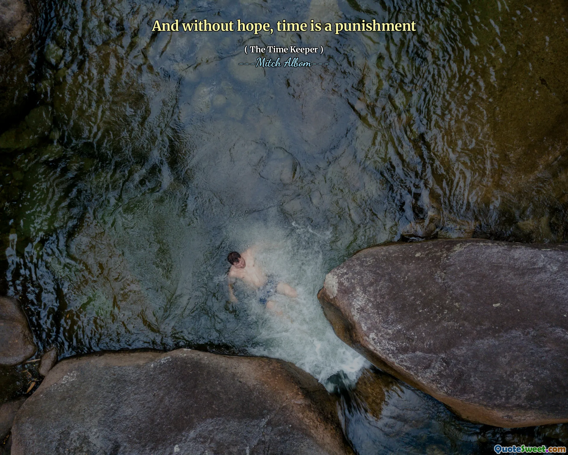 وبدون أمل ، الوقت عقوبة