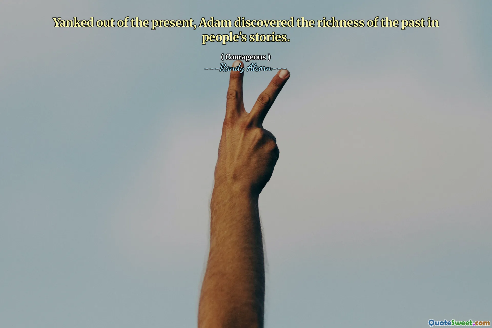 Yanked out of the present, Adam discovered the richness of the past in people's stories.