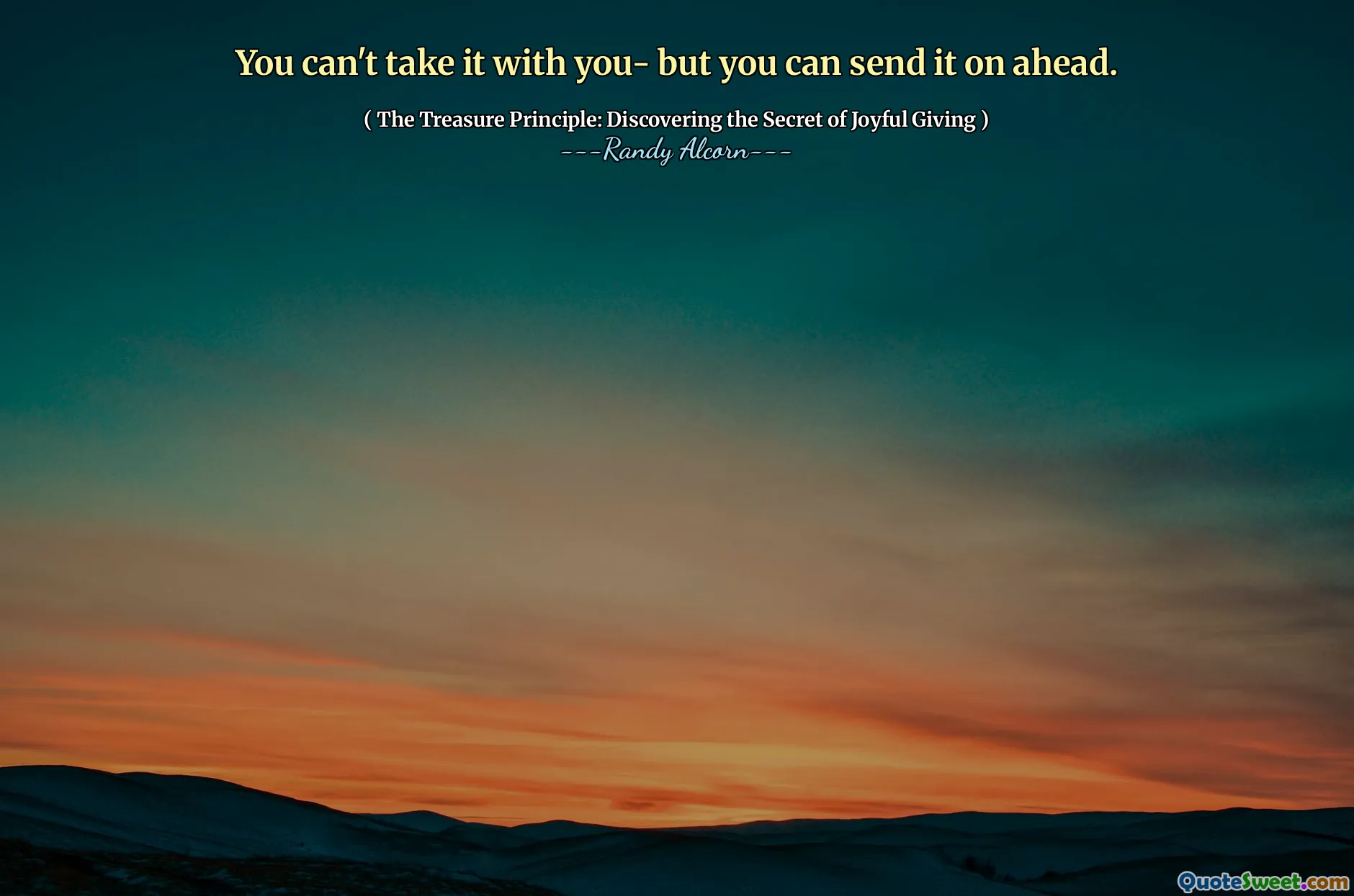 您不能随身携带它 - 但是您可以提前发送。