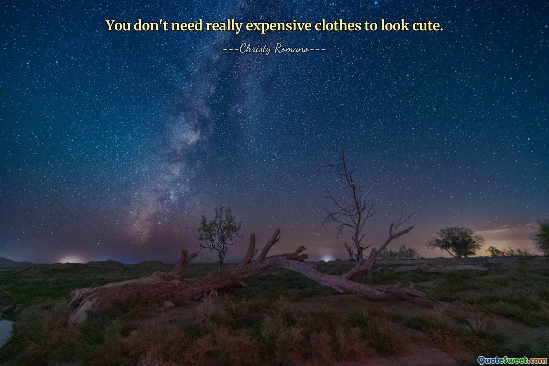 You don't need really expensive clothes to look cute.