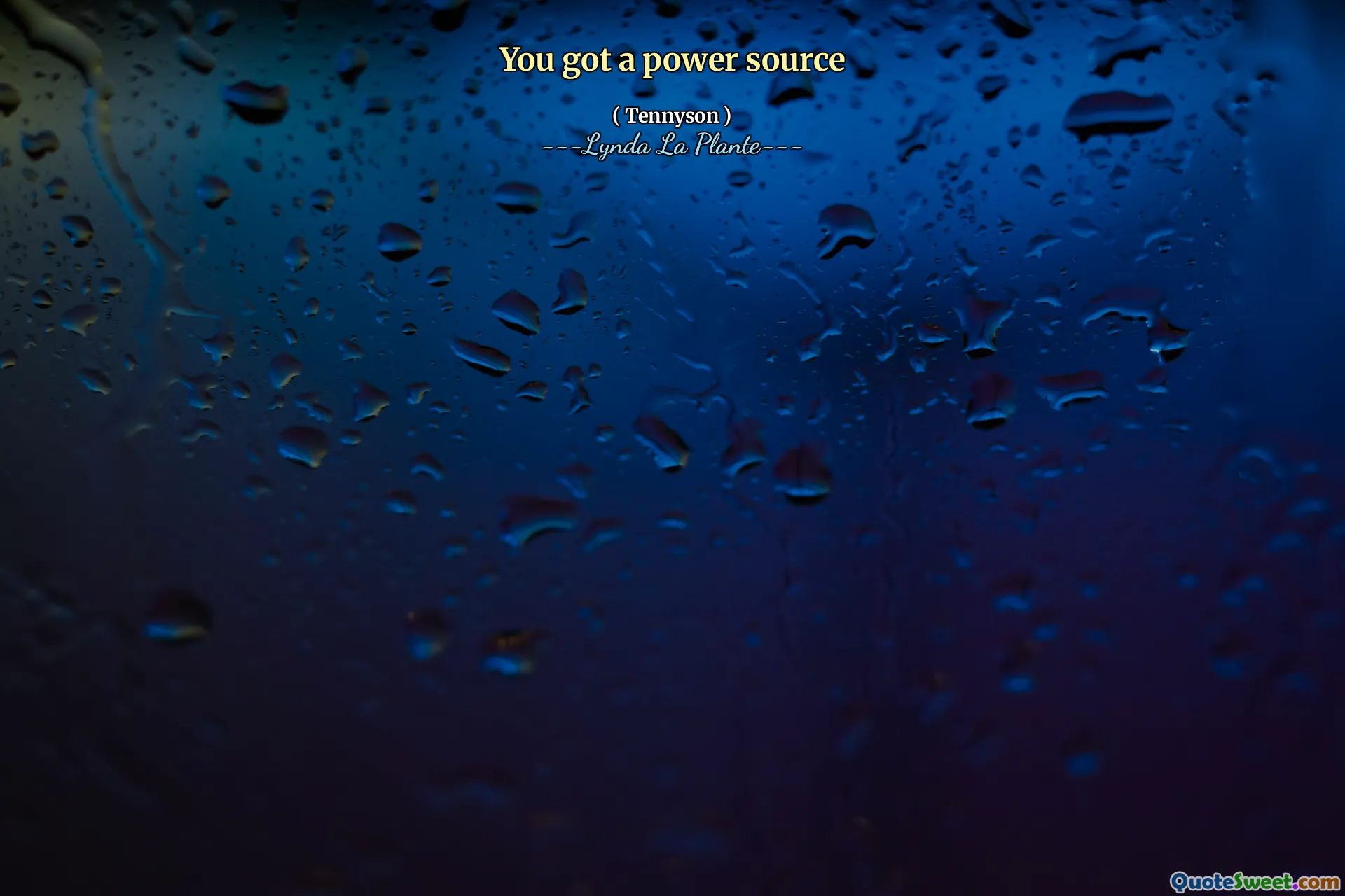 You got a power source