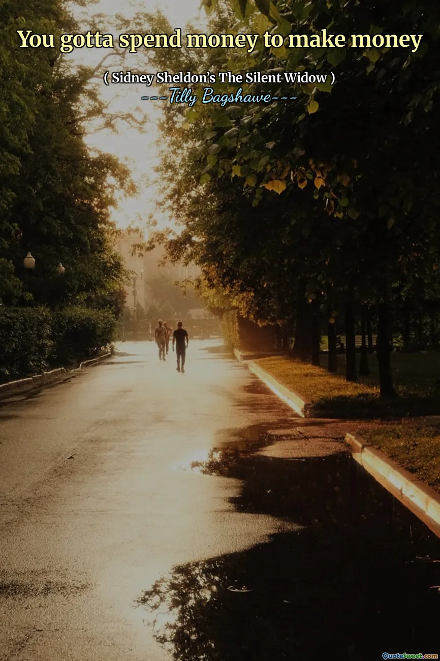 You gotta spend money to make money